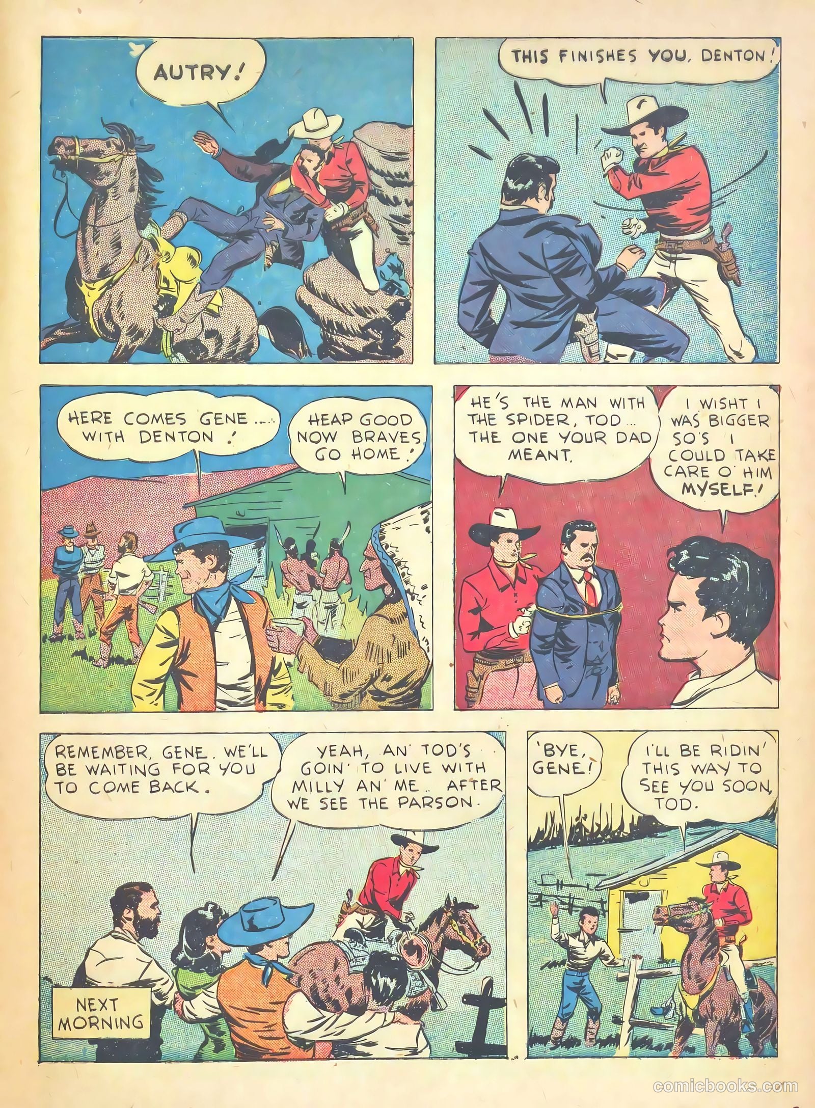 Gene Autry Comics #9 (1943) — page 55 of 68