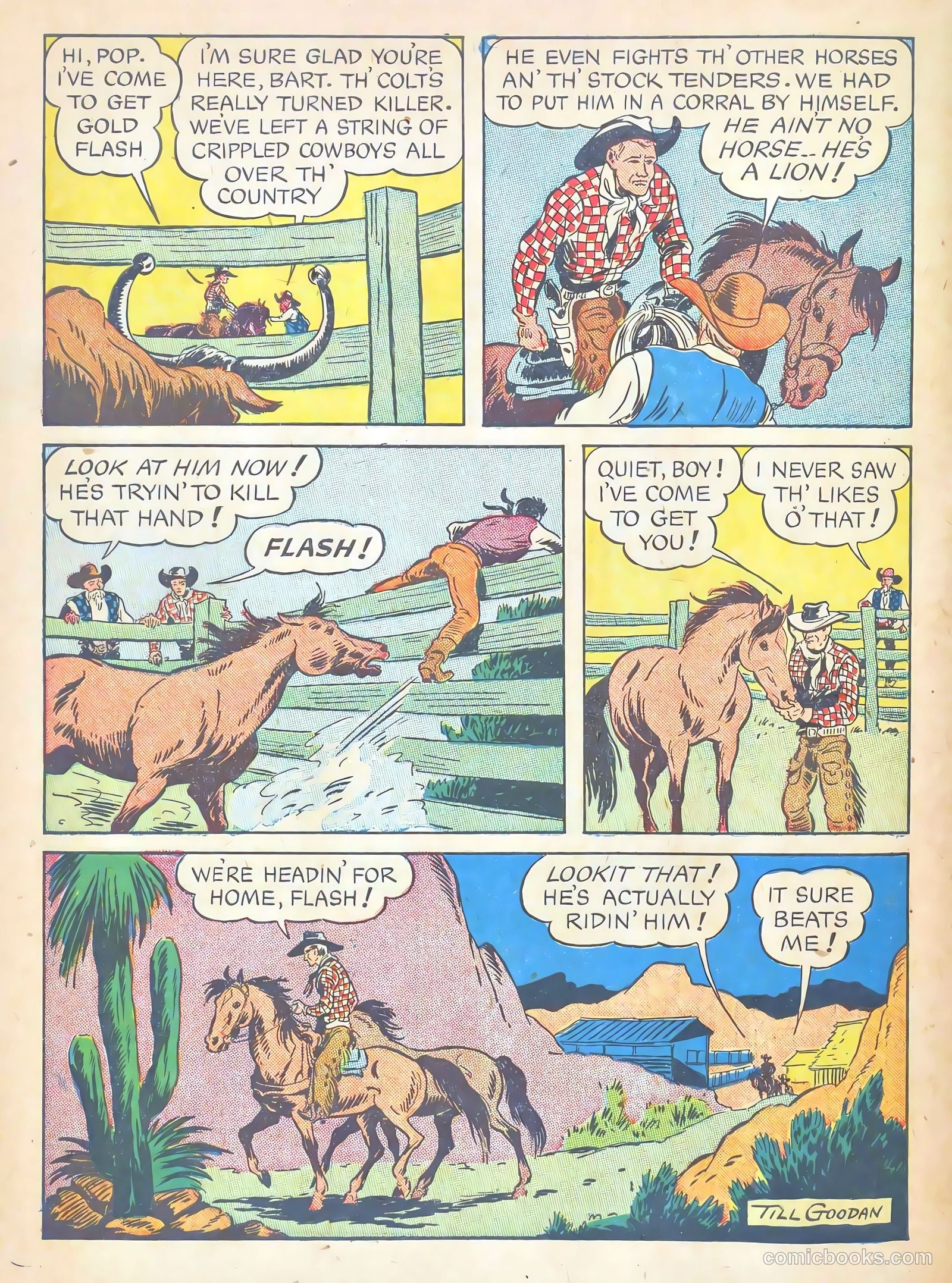 Gene Autry Comics #9 (1943) — page 66 of 68