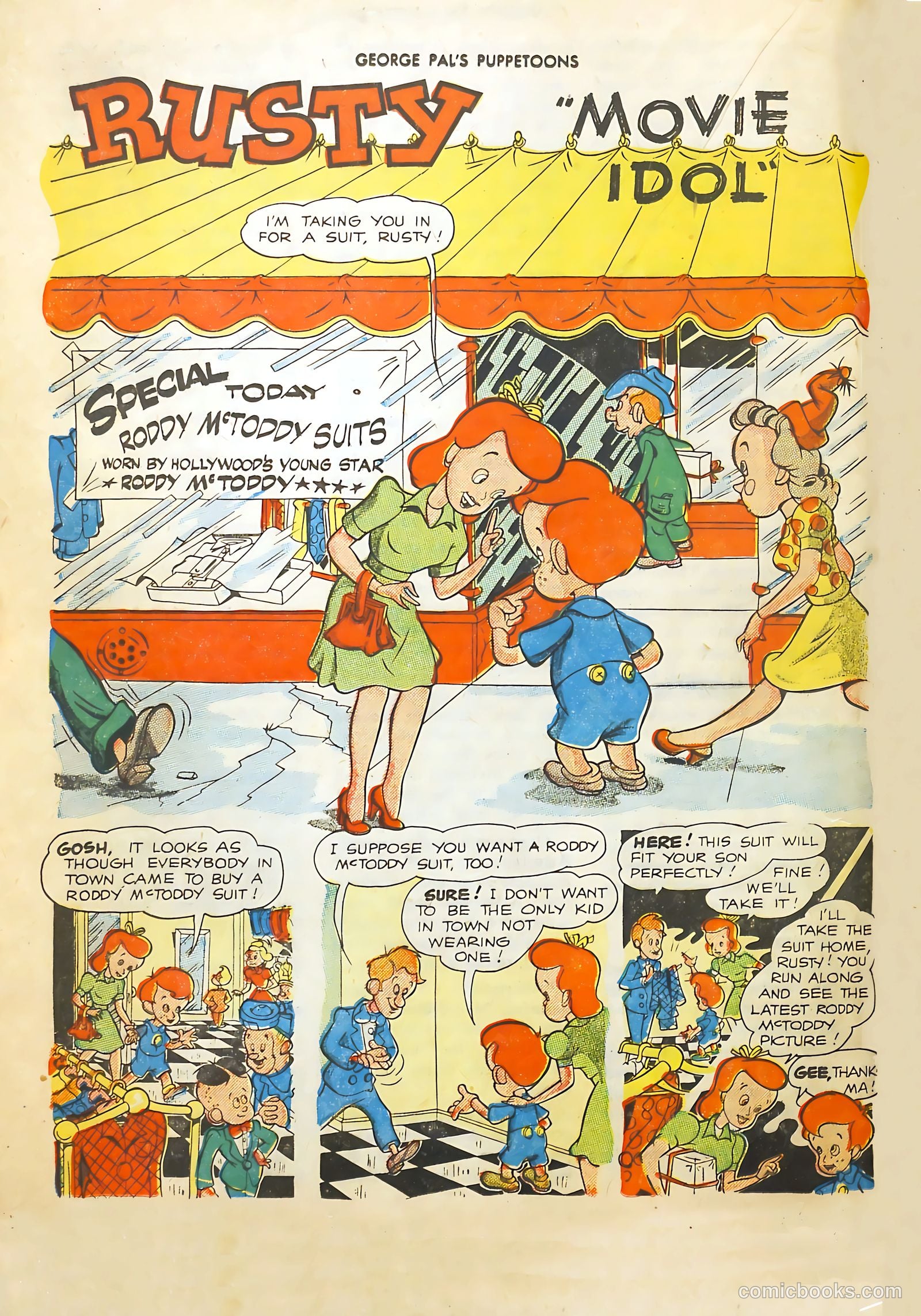 George Pal's Puppetoons #13 (1947) — page 34 of 52