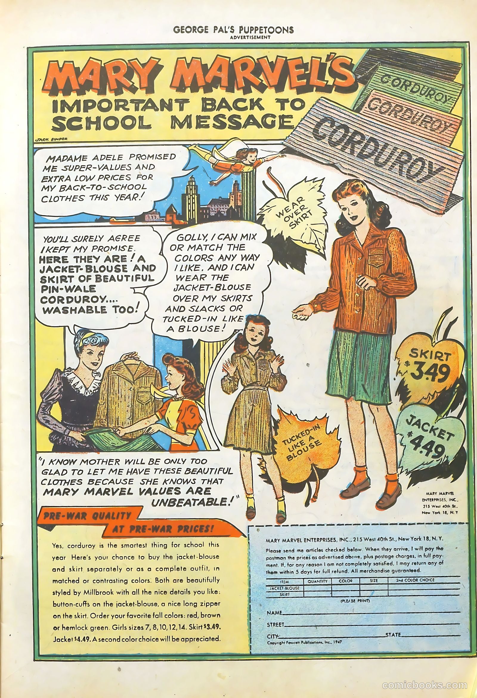 George Pal's Puppetoons #16 (1947) — page 11 of 36