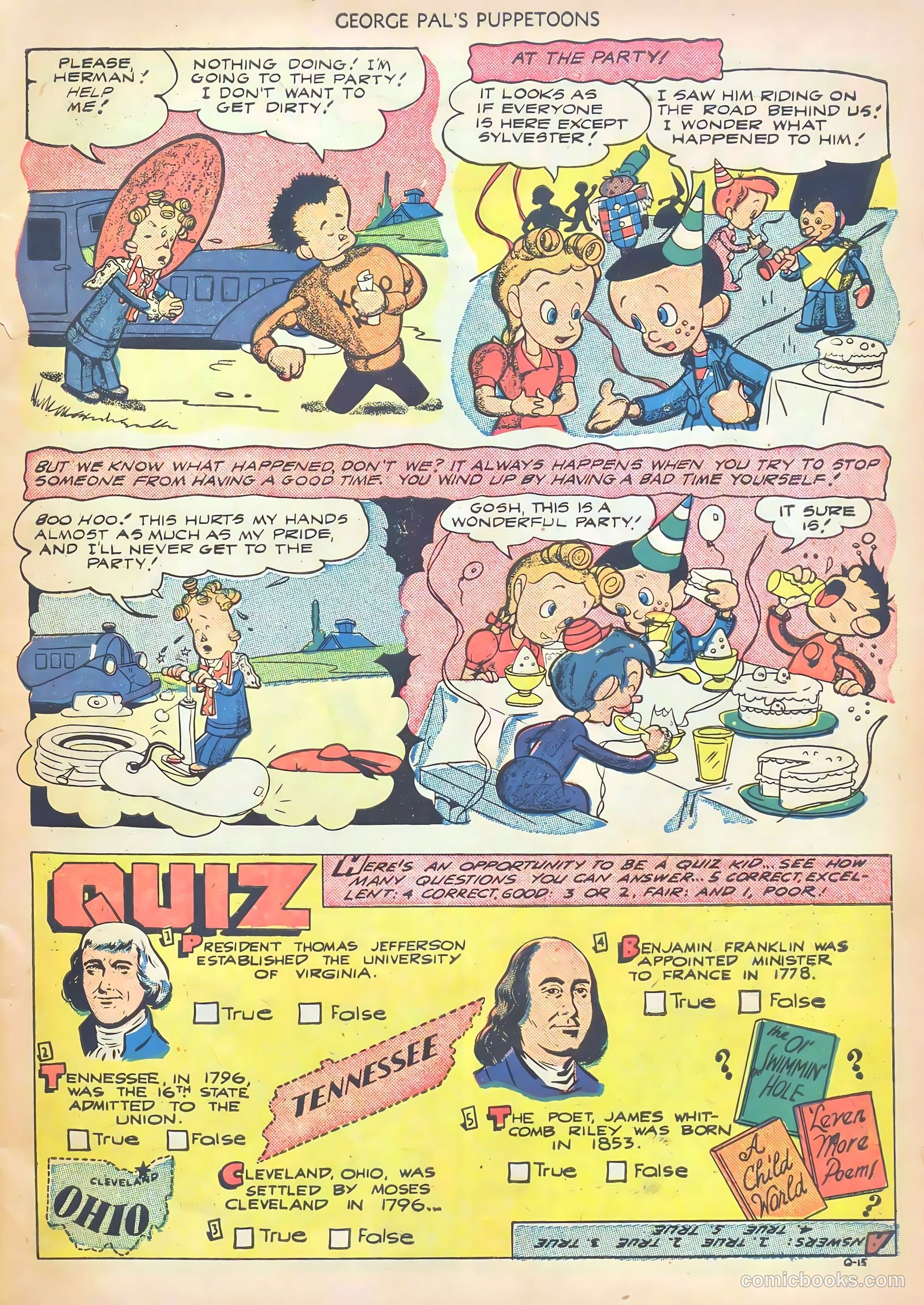 George Pal's Puppetoons #19 (1950) — page 7 of 36