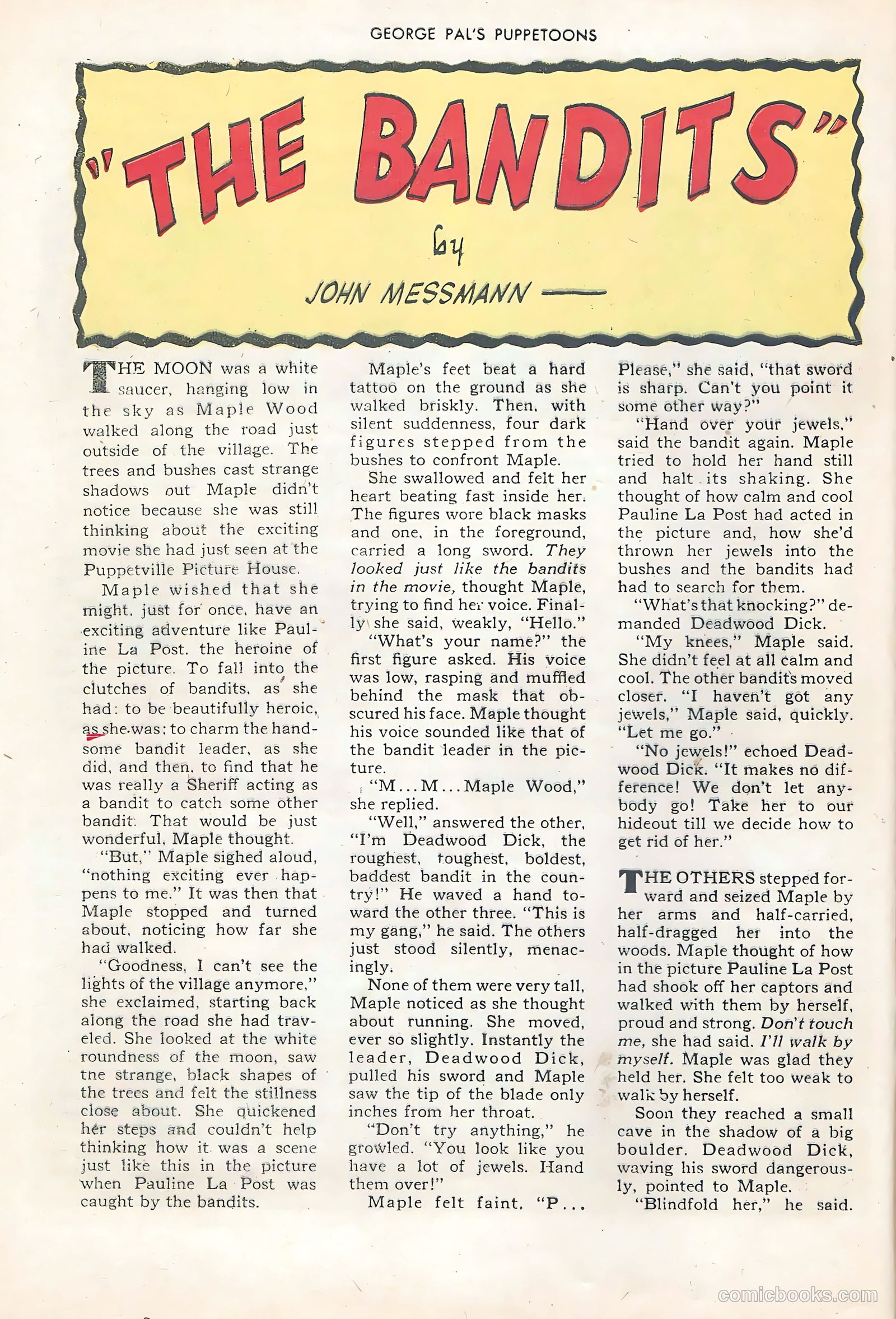 George Pal's Puppetoons #6 (1946) — page 32 of 52