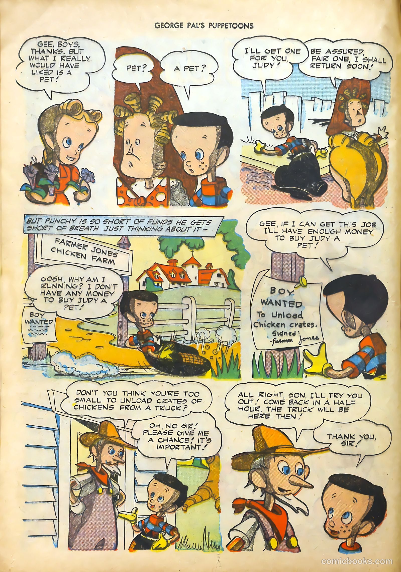 George Pal's Puppetoons #8 (1947) — page 16 of 52