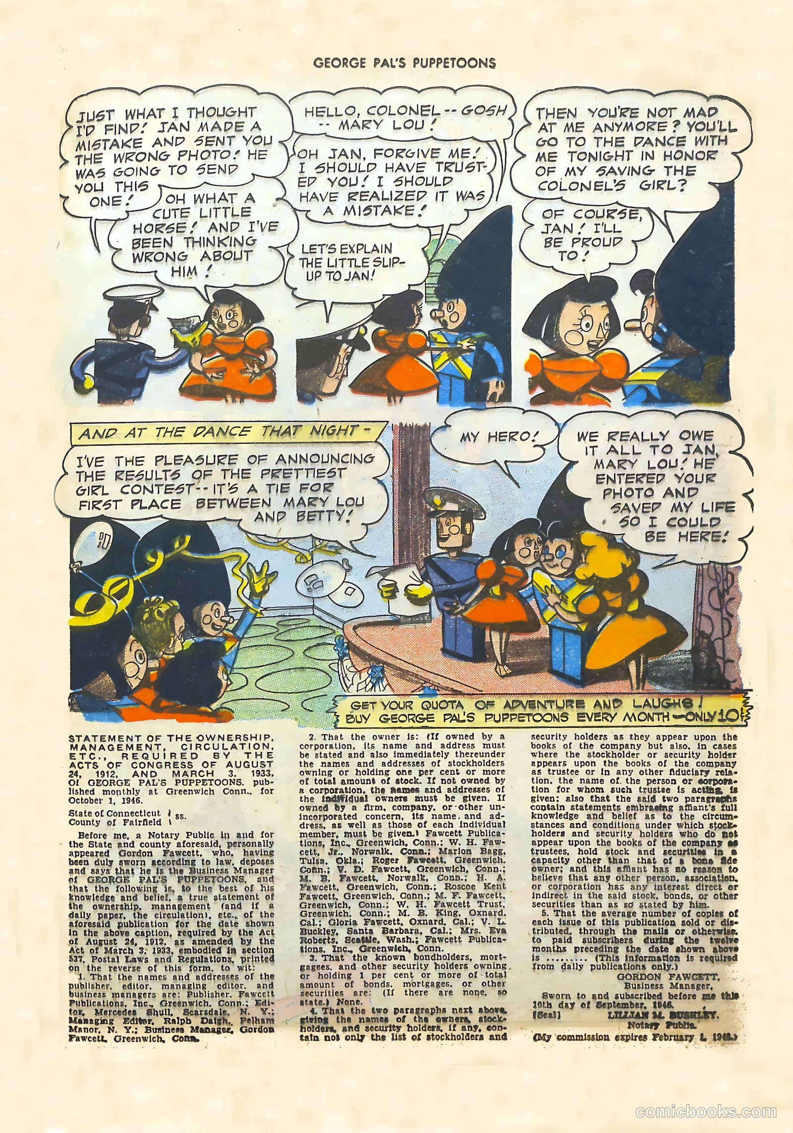 George Pal's Puppetoons #8 (1947) — page 31 of 52