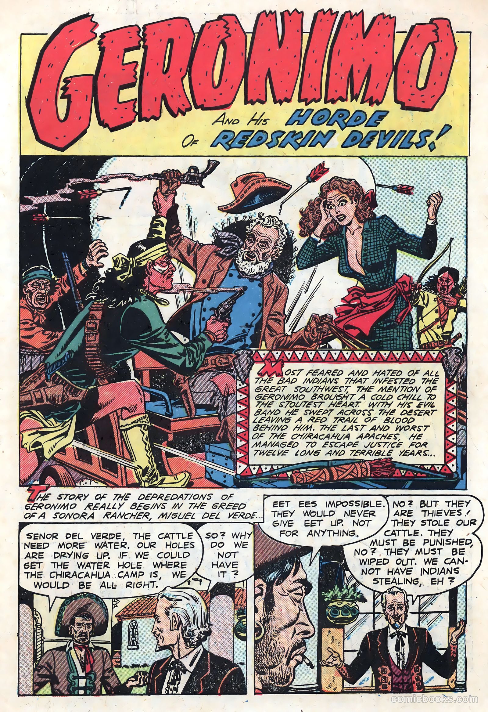 Geronimo #1 (1950) — page 3 of 35