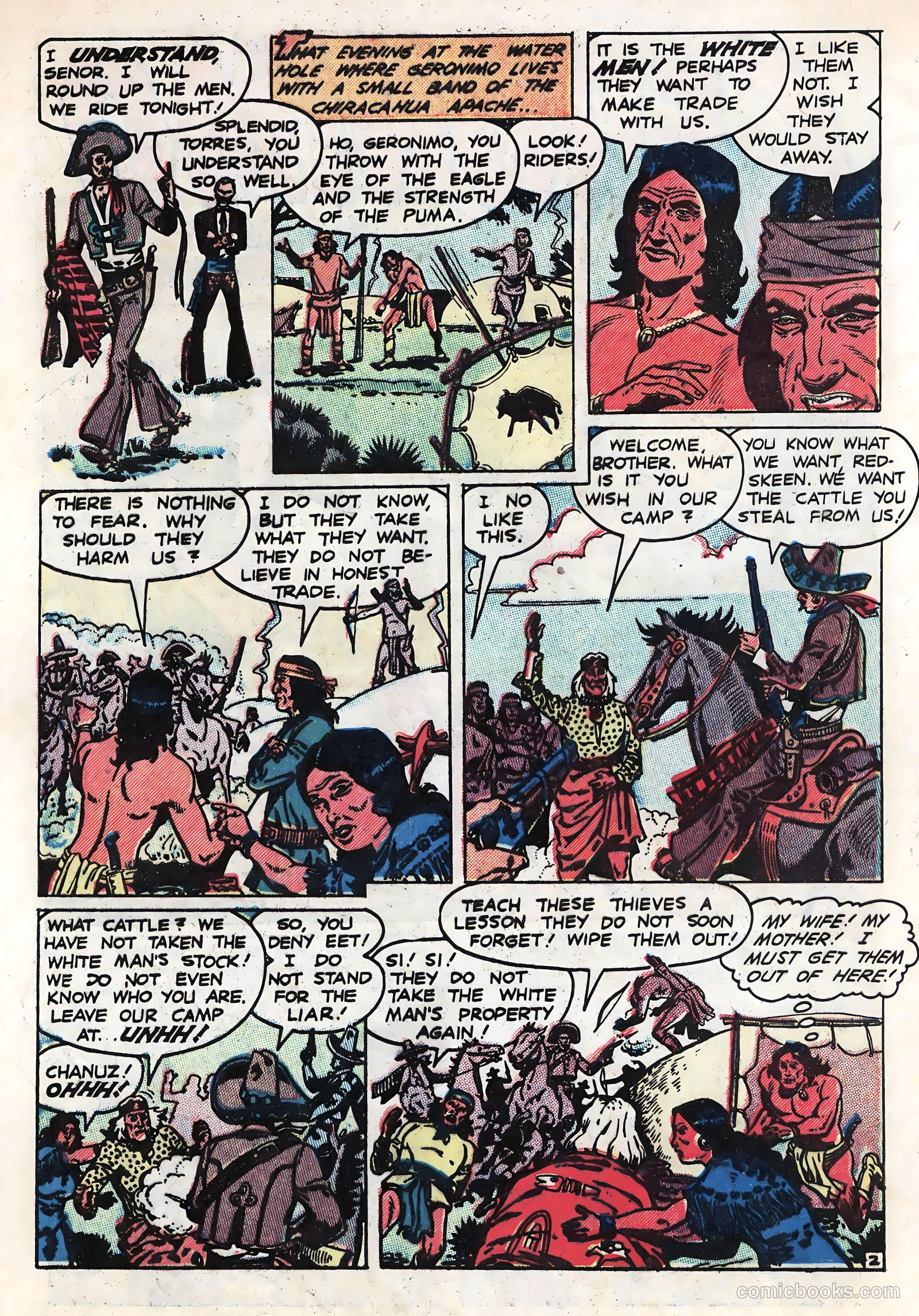 Geronimo #1 (1950) — page 4 of 35