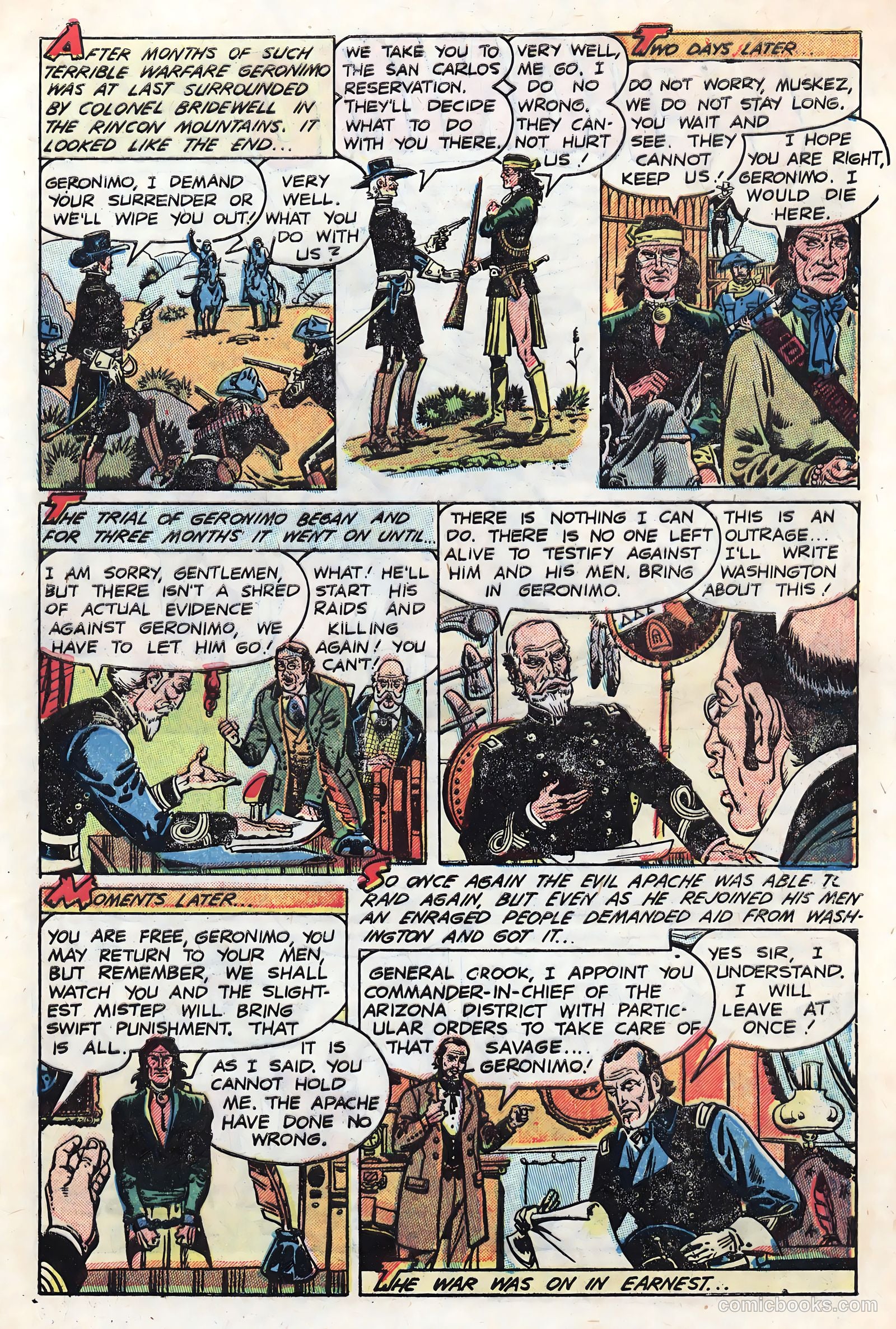 Geronimo #1 (1950) — page 9 of 35