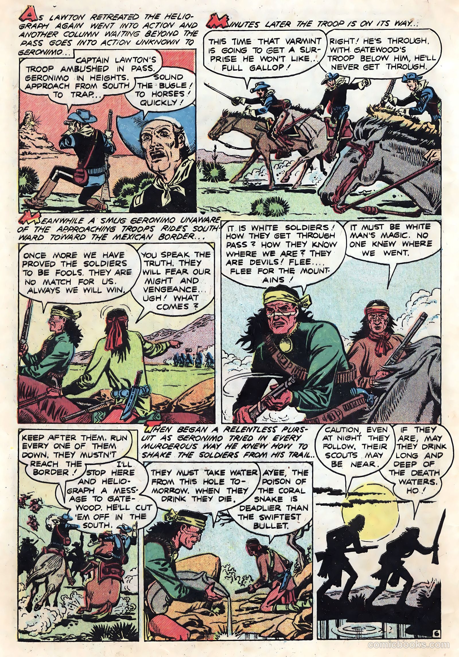 Geronimo #1 (1950) — page 32 of 35