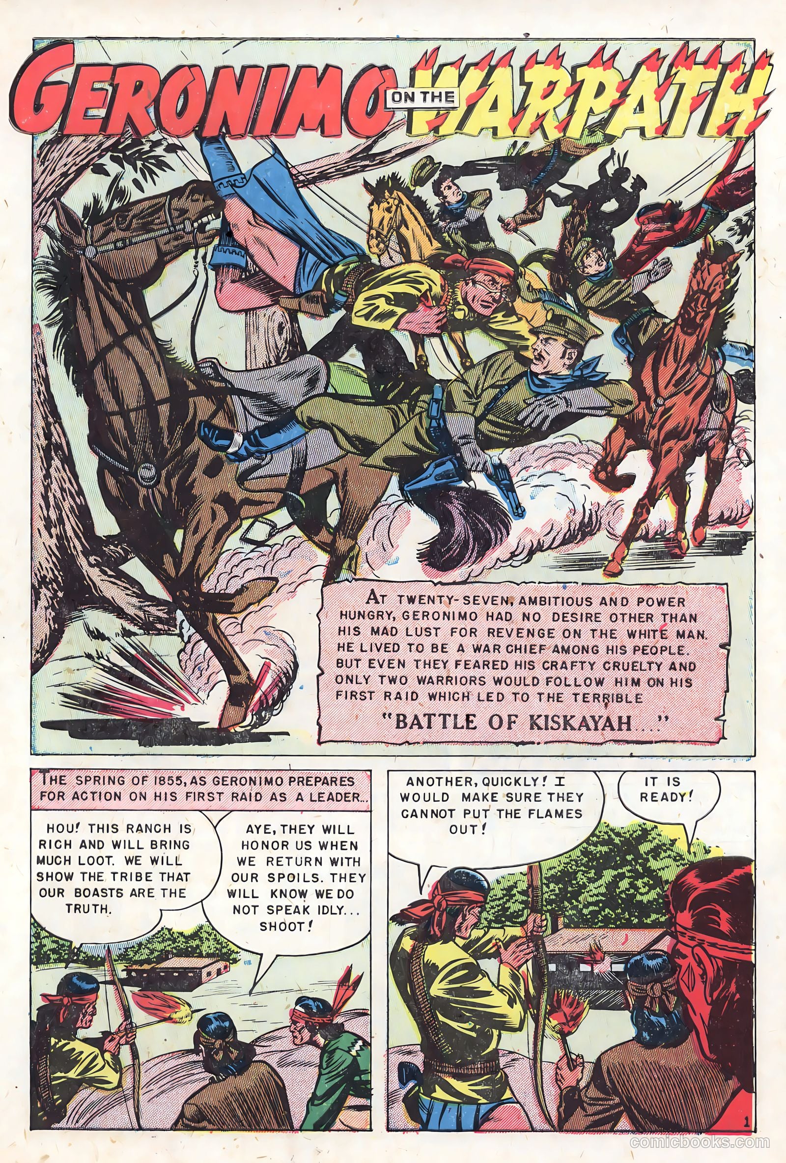 Geronimo #2 (1951) — page 3 of 37