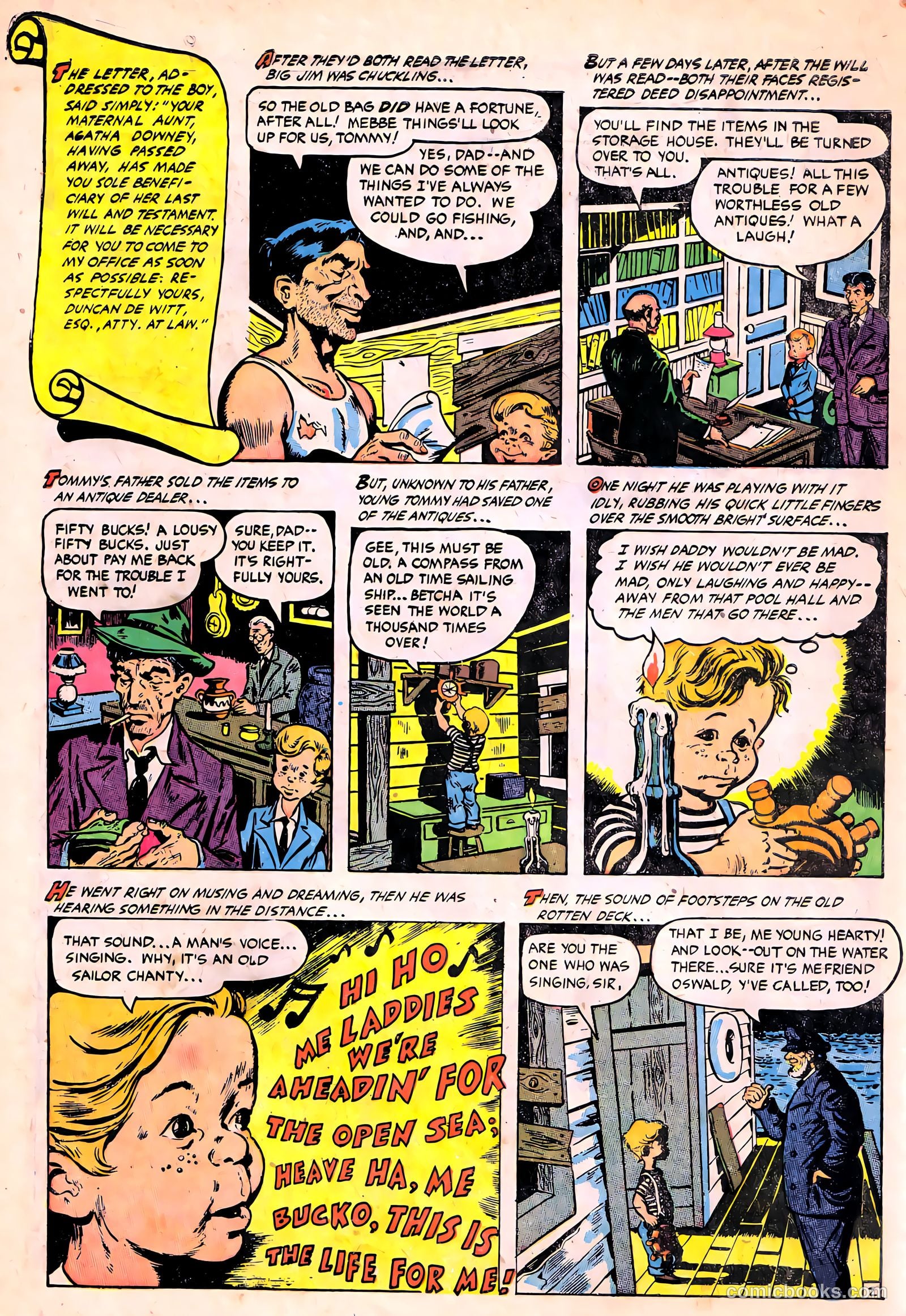 Ghost Comics #9 (1953) — page 30 of 36