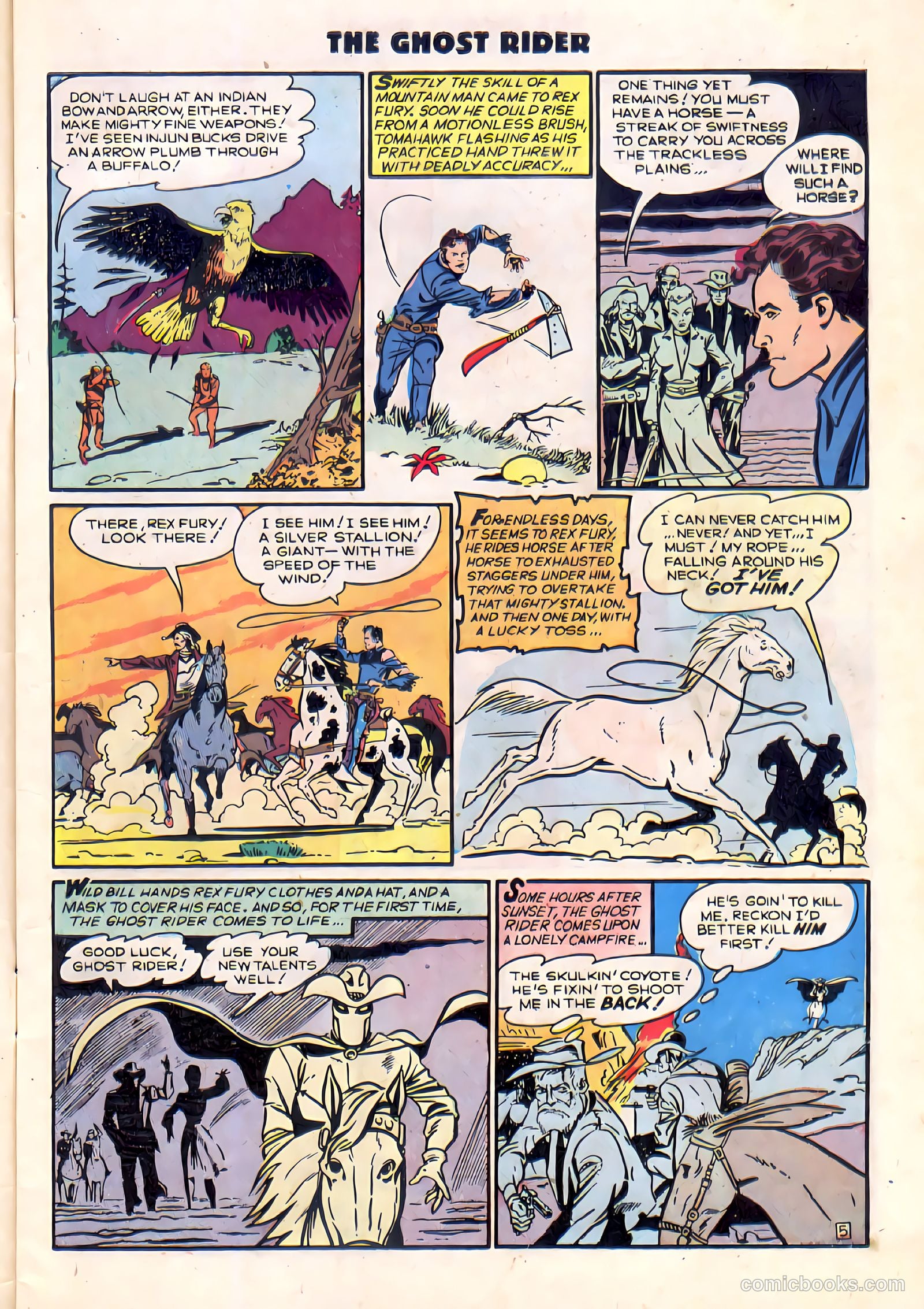 Ghost Rider #1 (1950) — page 7 of 36