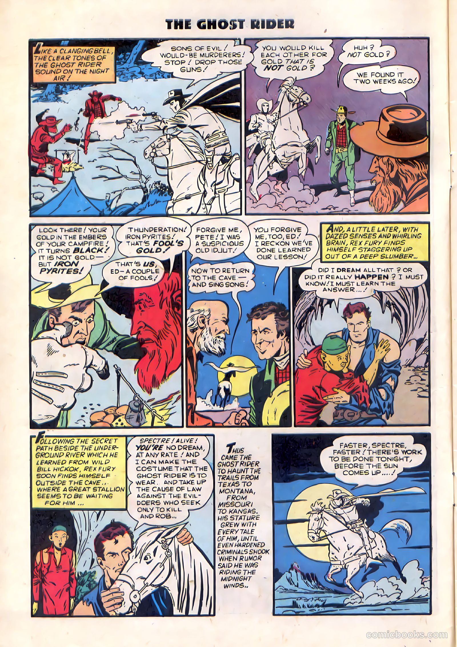 Ghost Rider #1 (1950) — page 8 of 36