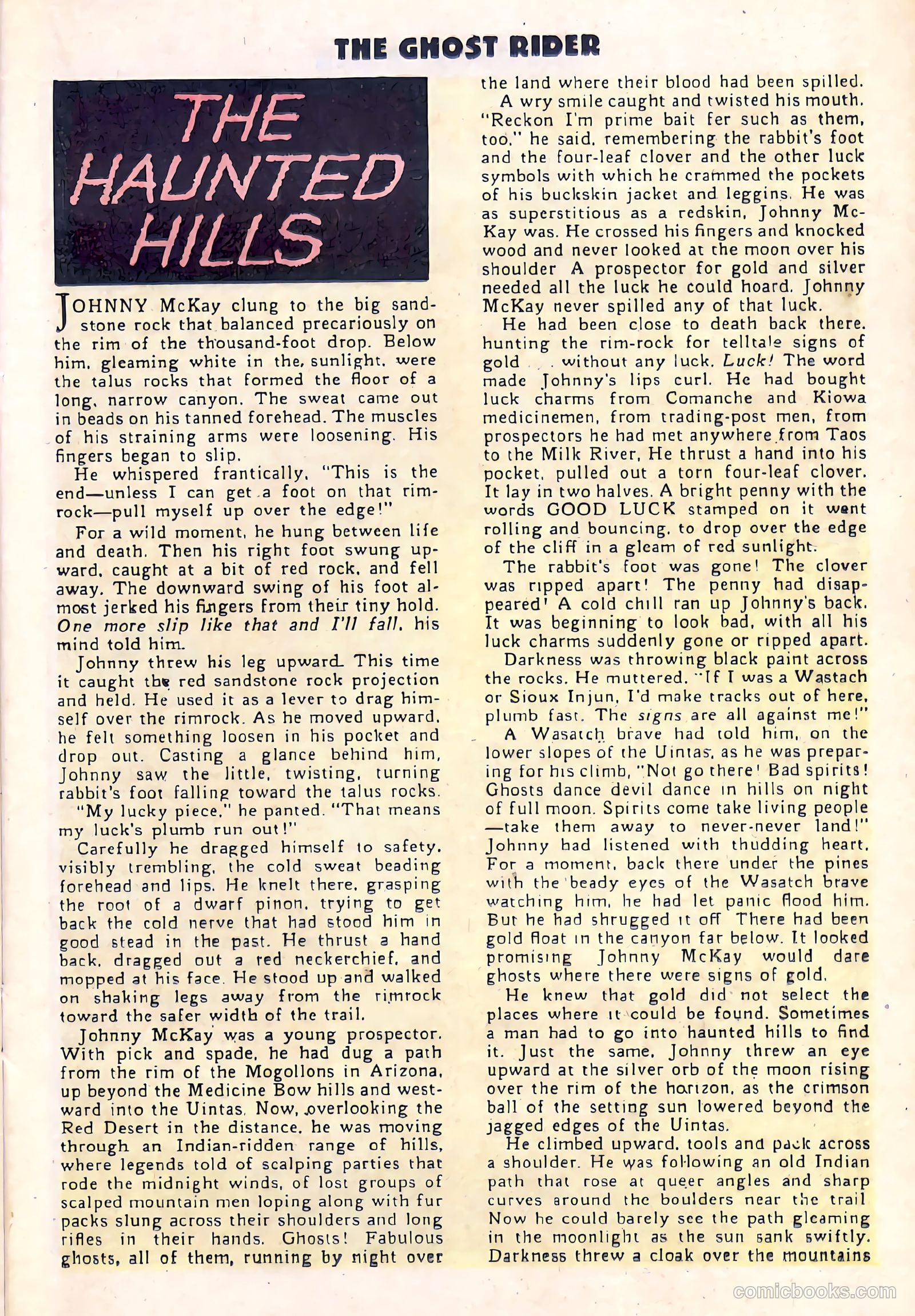 Ghost Rider #1 (1950) — page 25 of 36