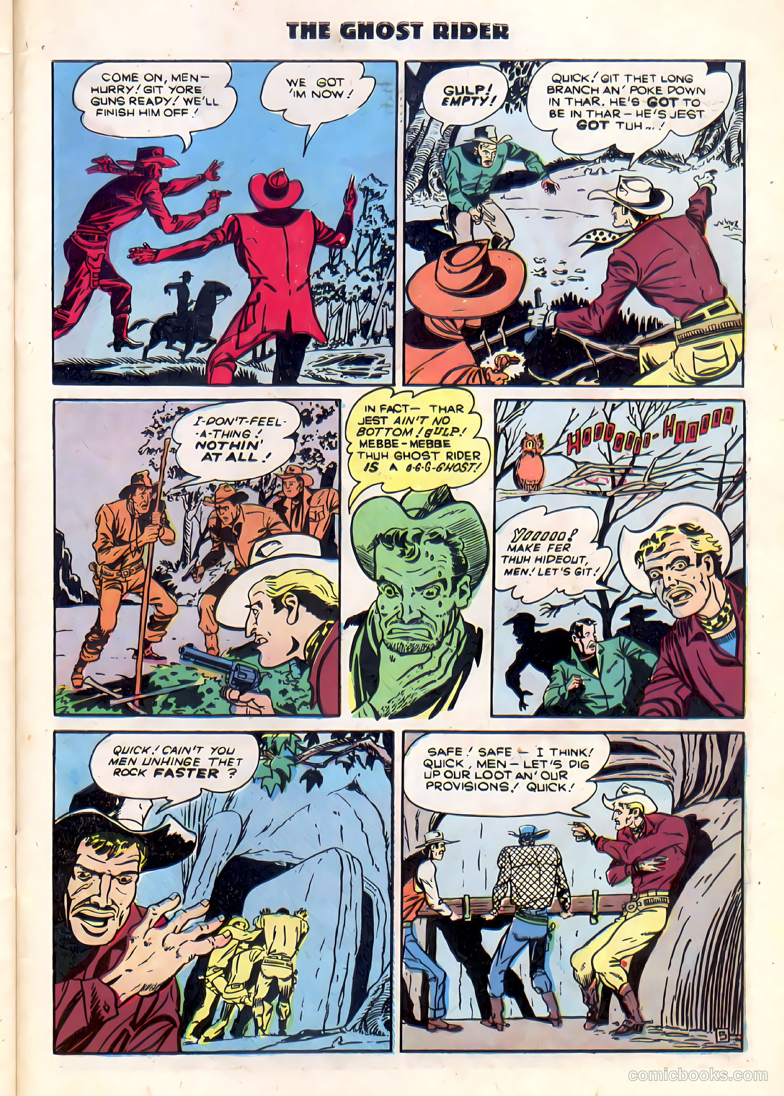 Ghost Rider #1 (1950) — page 31 of 36