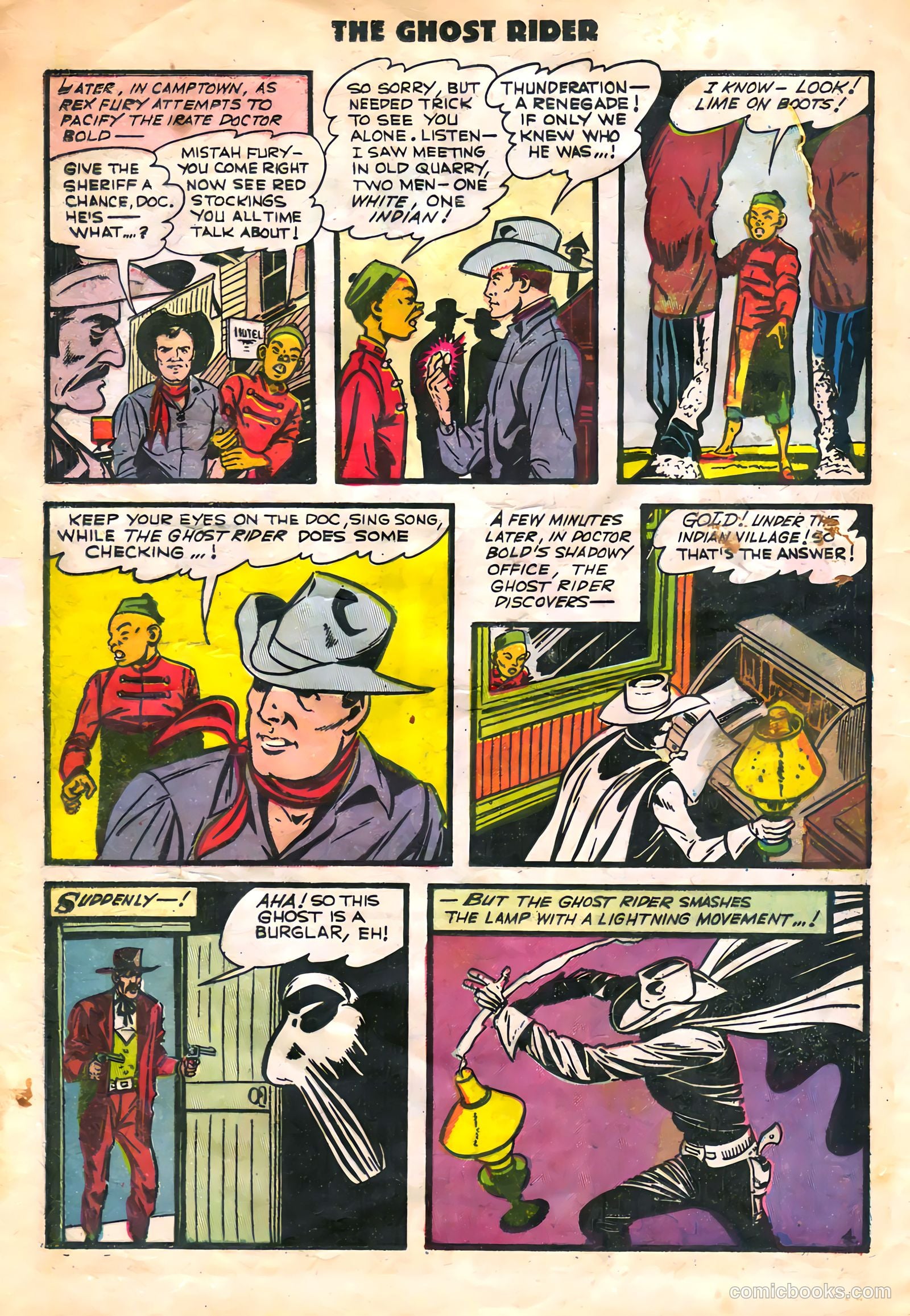 The Ghost Rider #5 (1951) — page 6 of 36