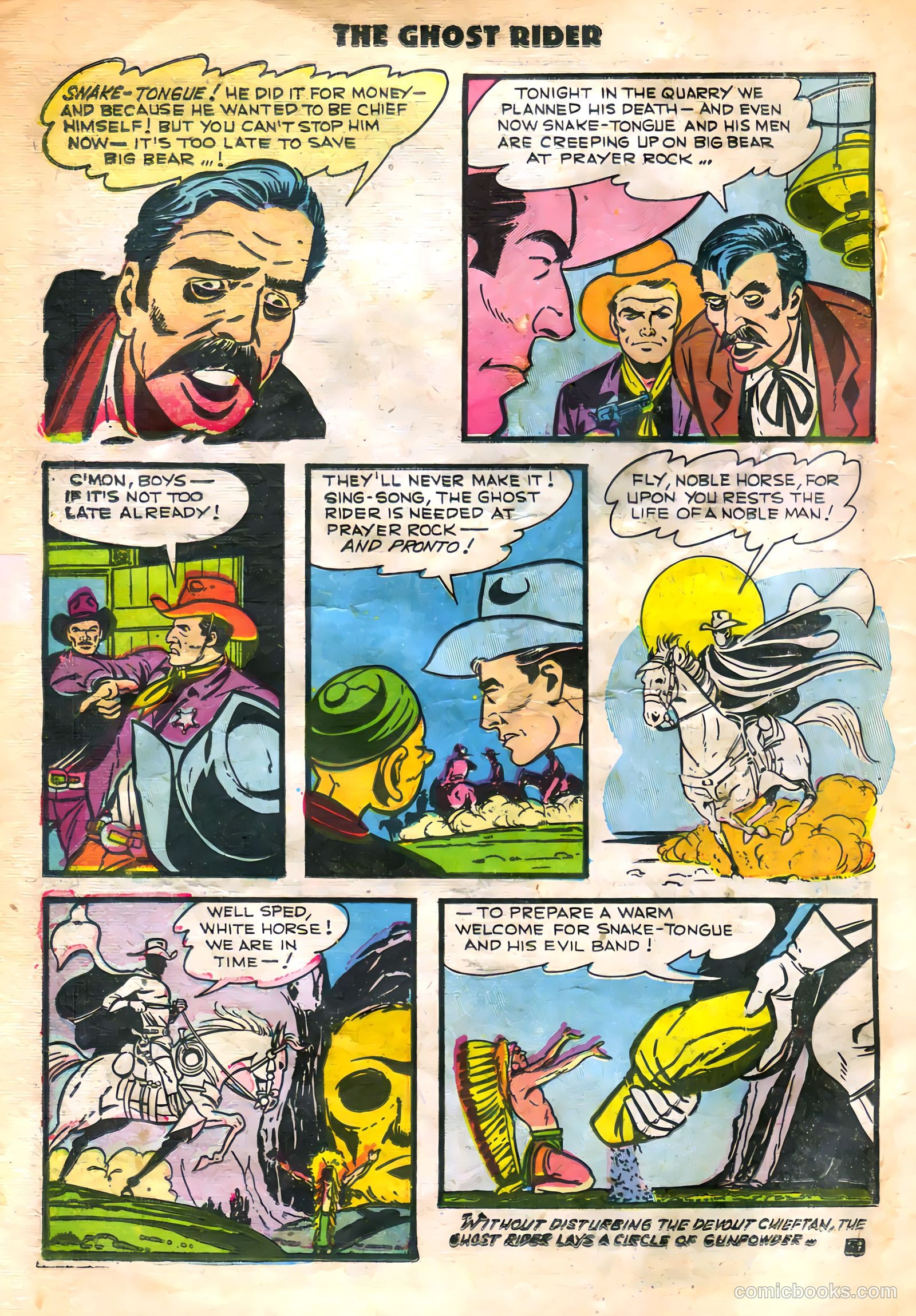 The Ghost Rider #5 (1951) — page 8 of 36