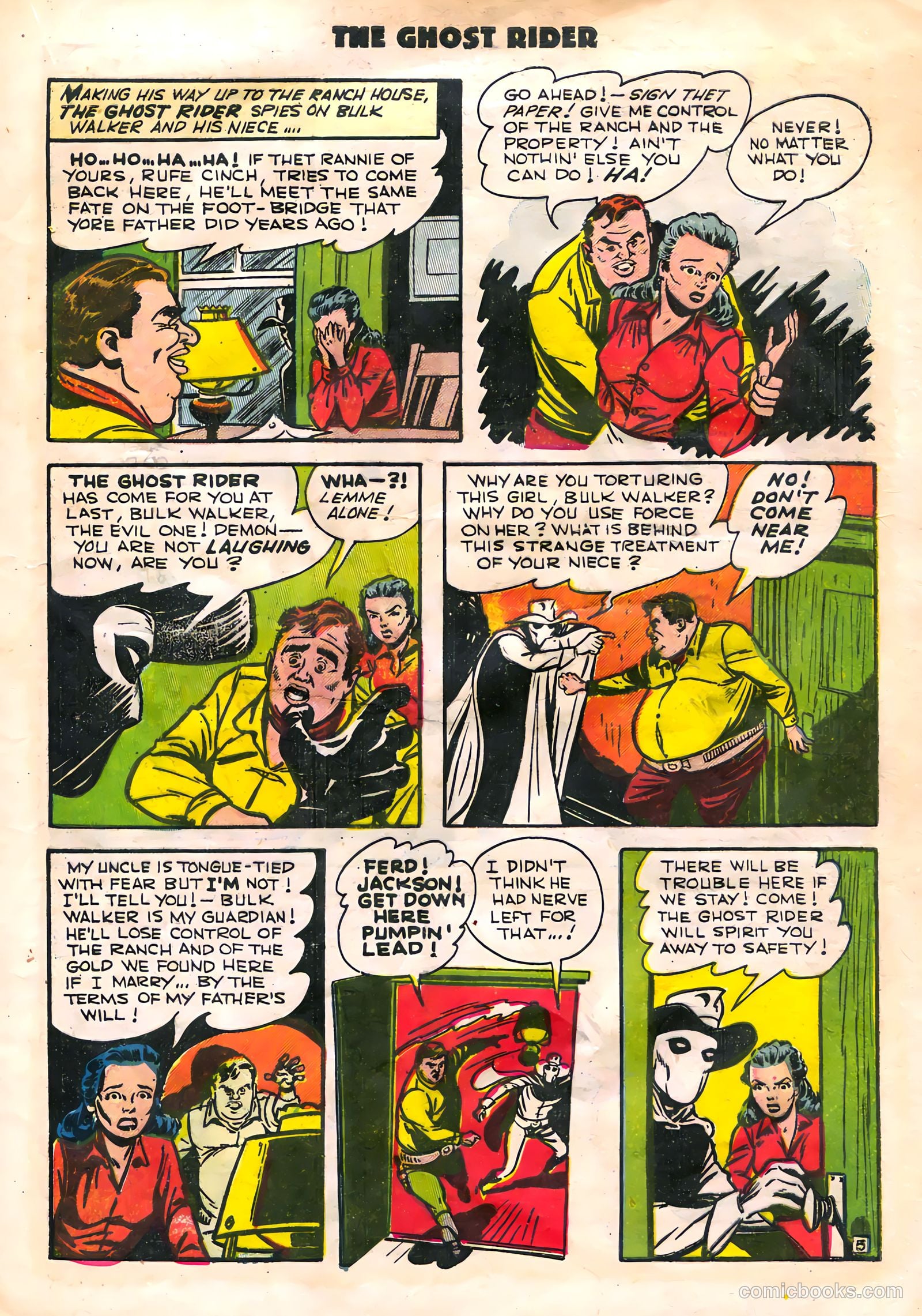 The Ghost Rider #5 (1951) — page 15 of 36