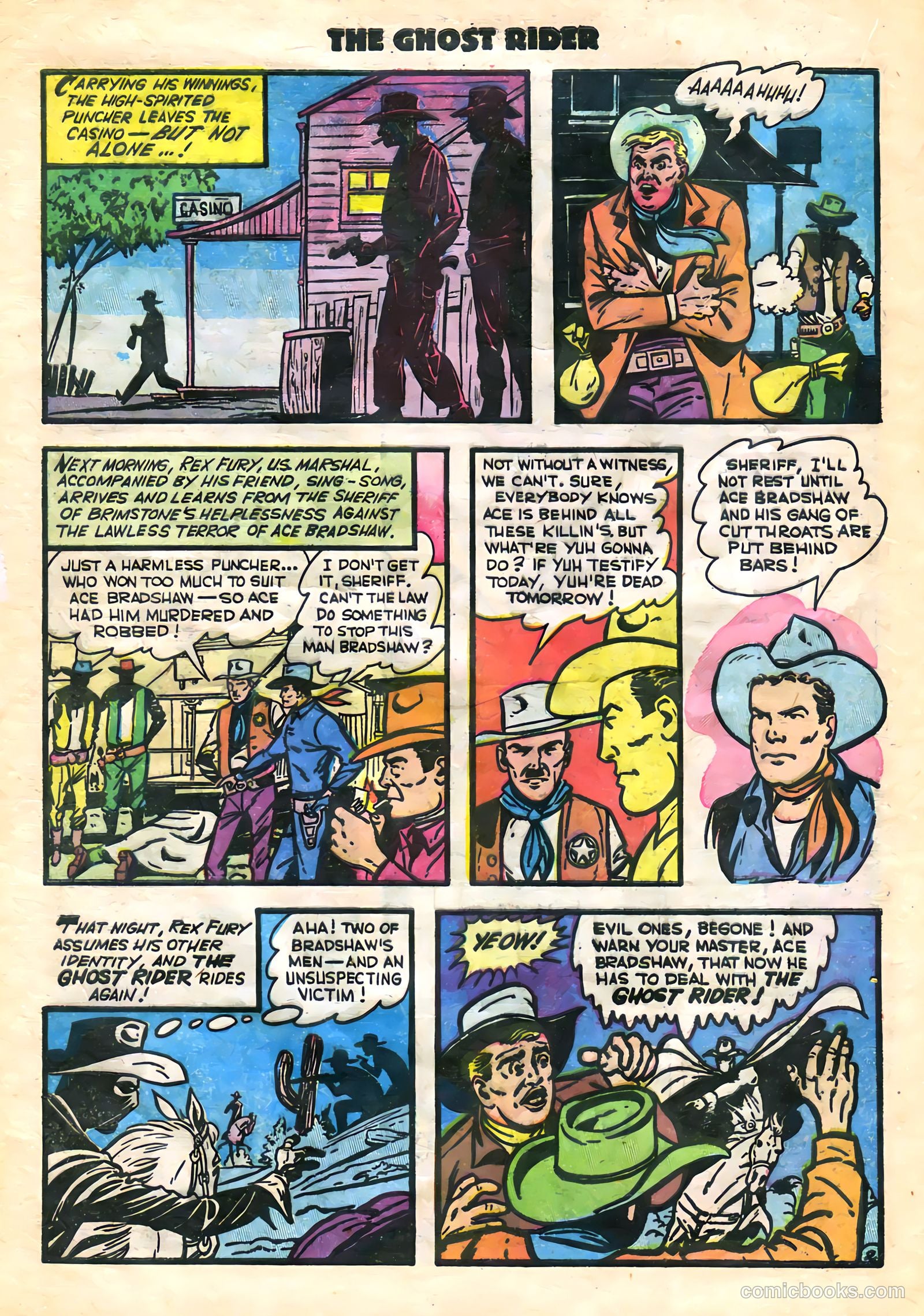 The Ghost Rider #5 (1951) — page 20 of 36