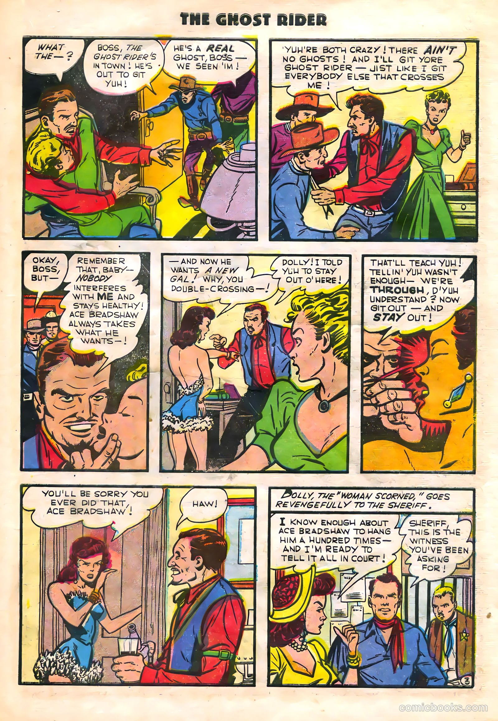 The Ghost Rider #5 (1951) — page 21 of 36
