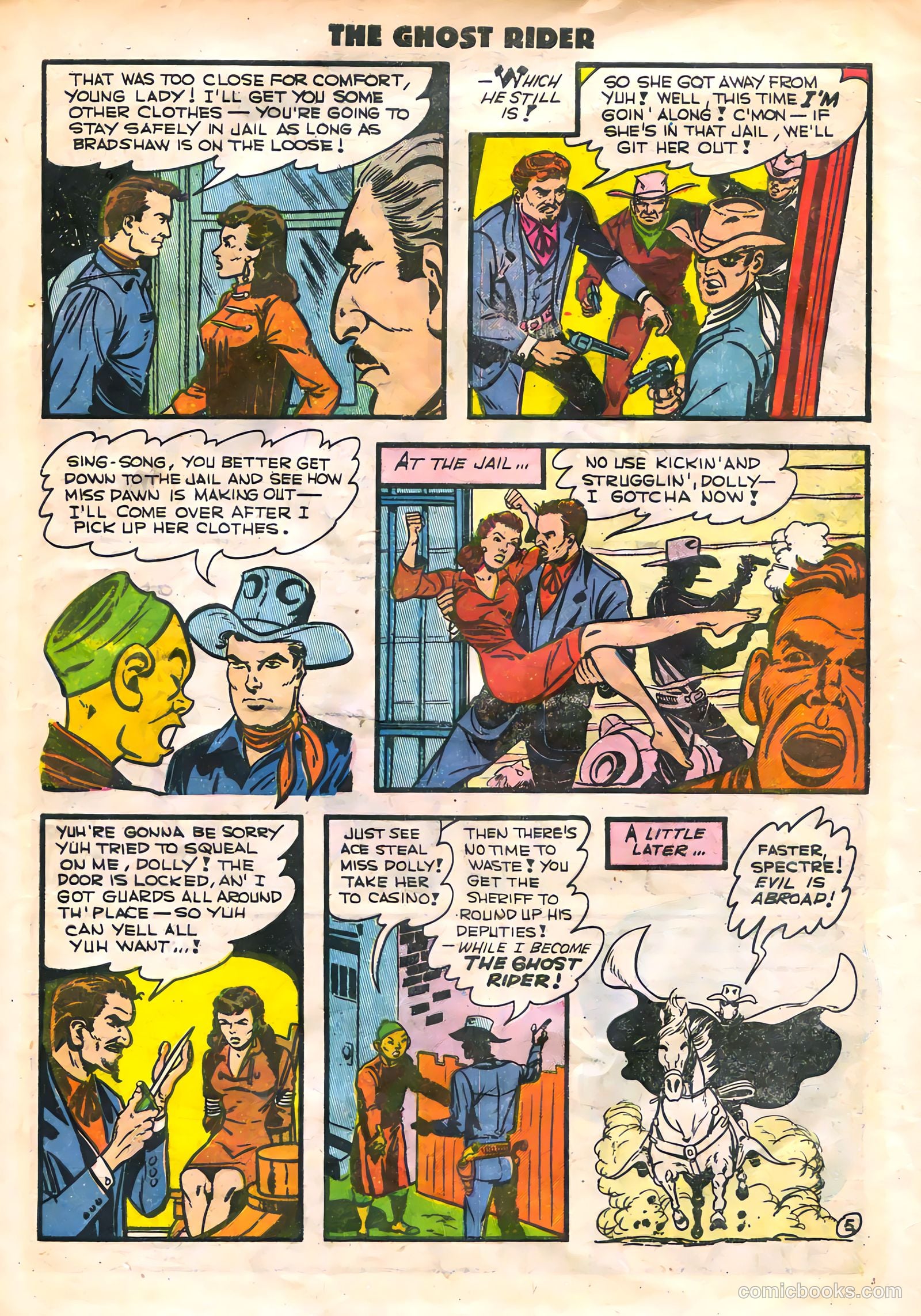 The Ghost Rider #5 (1951) — page 23 of 36