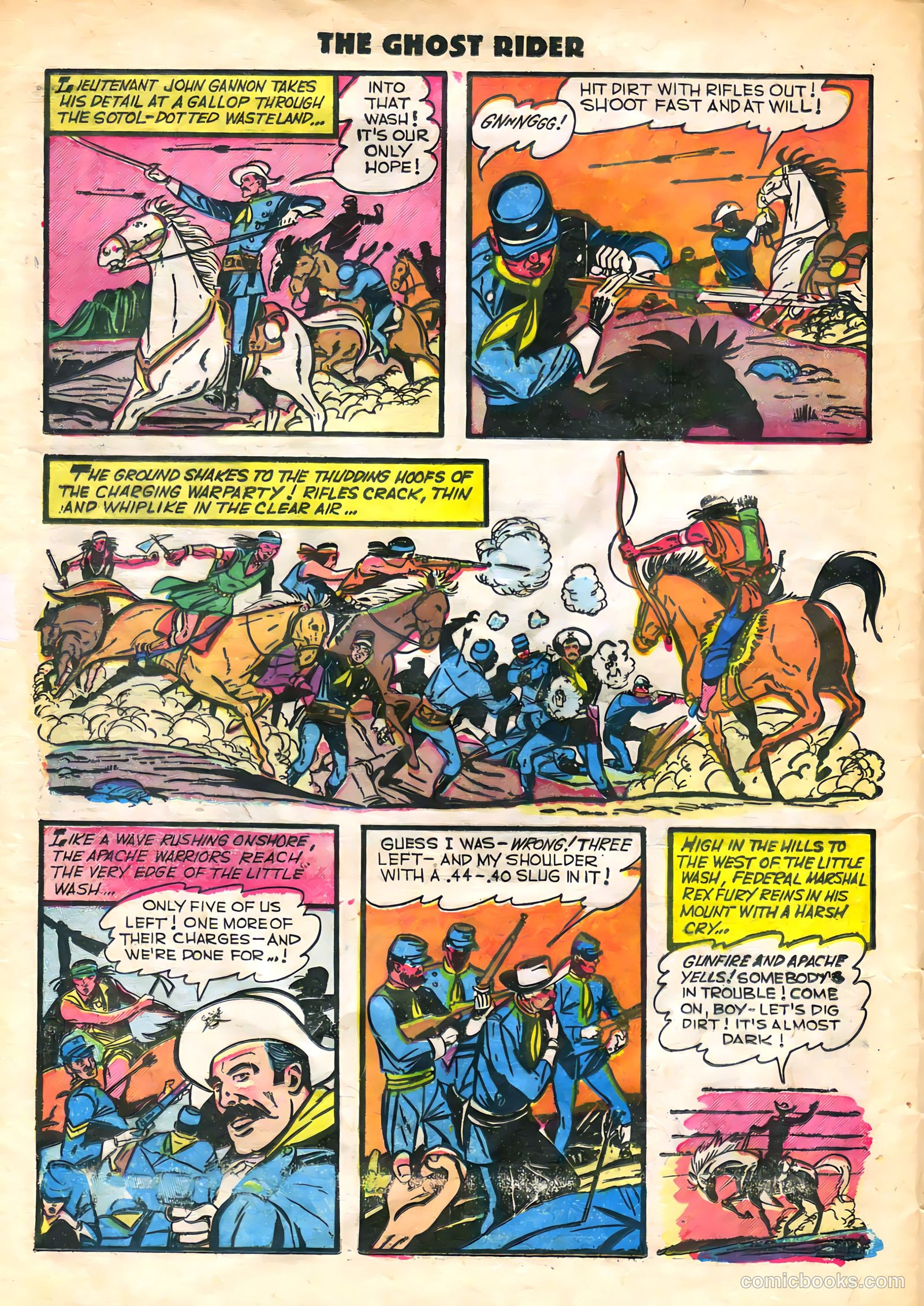 The Ghost Rider #5 (1951) — page 28 of 36