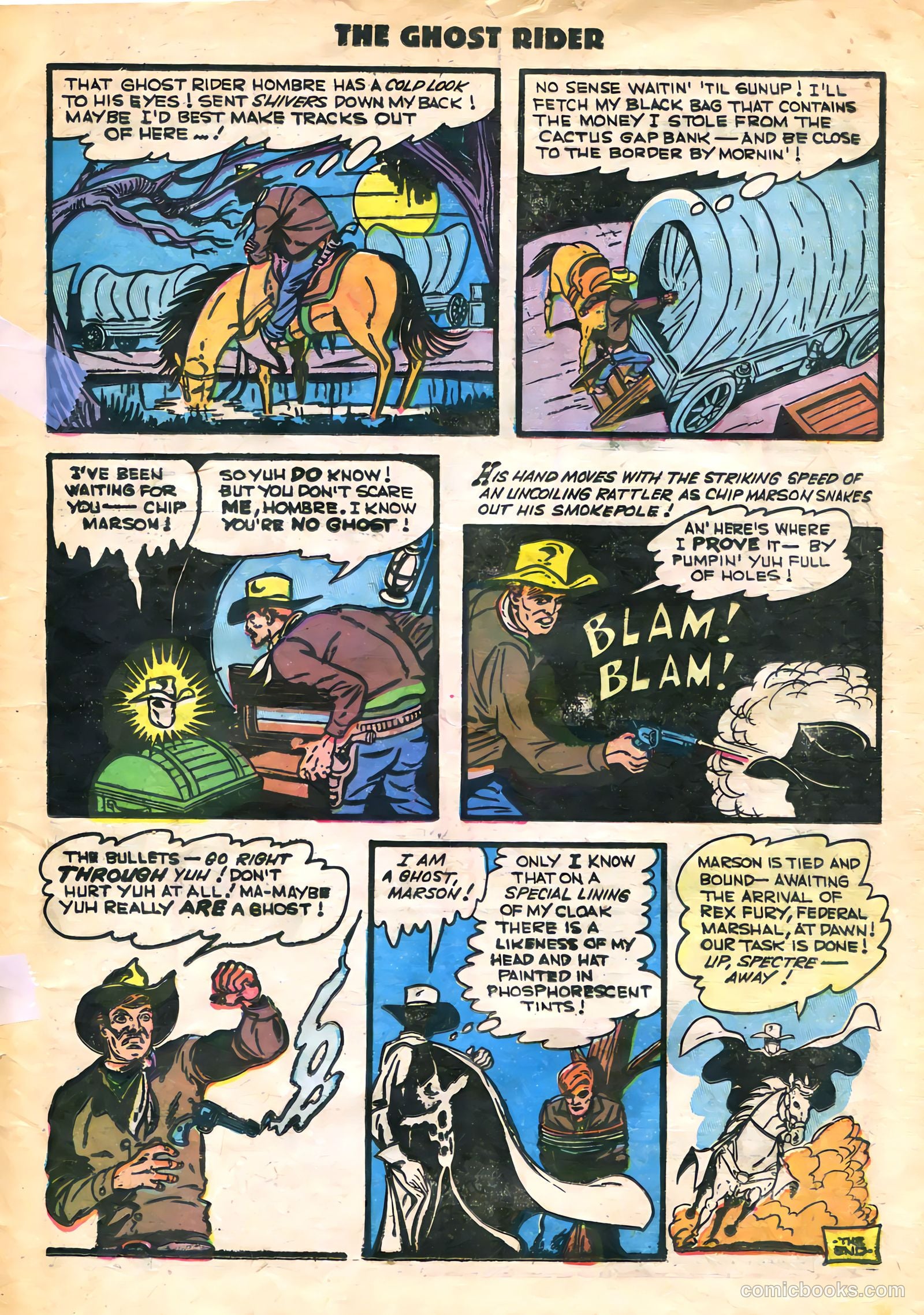 The Ghost Rider #5 (1951) — page 33 of 36