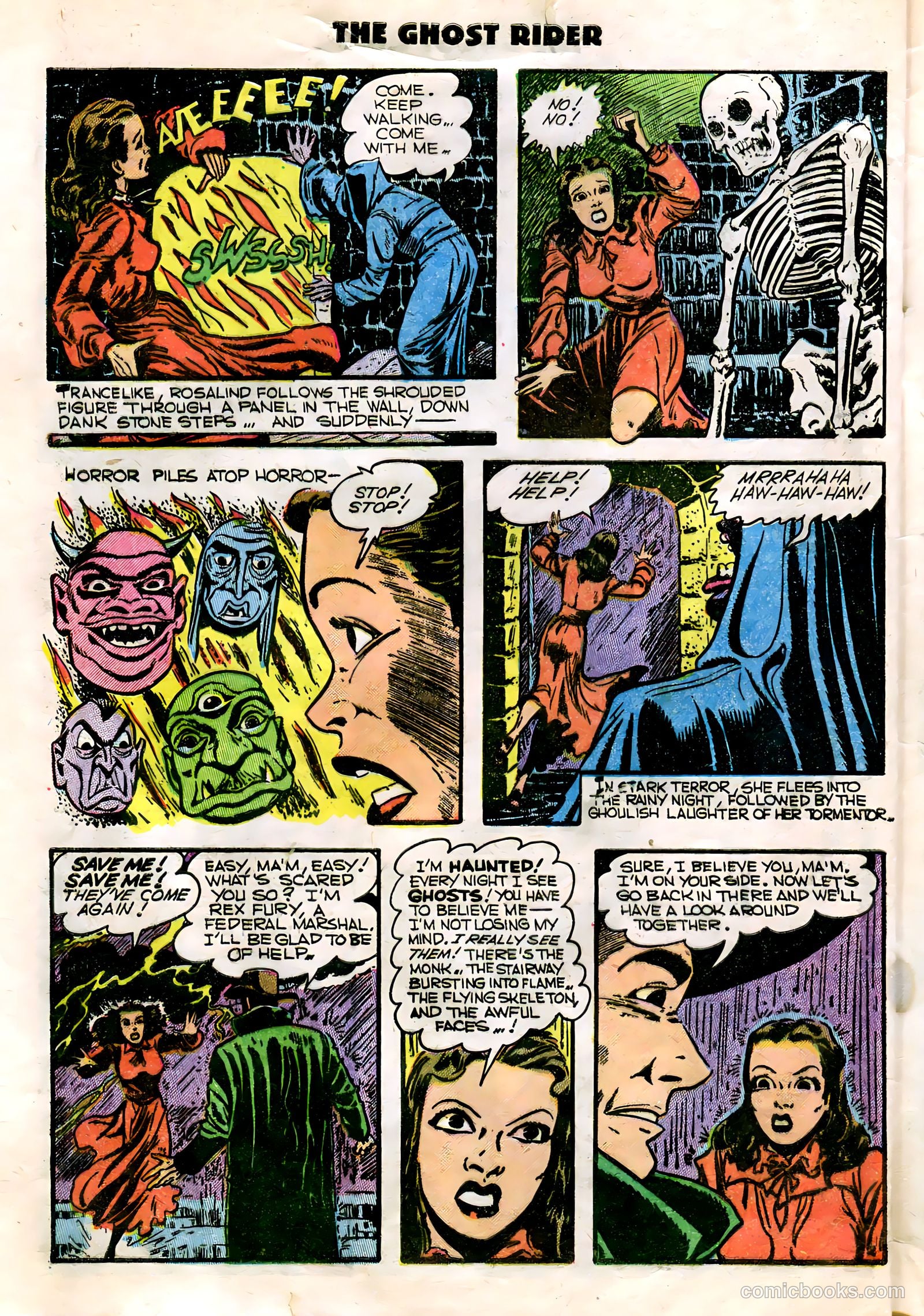 Ghost Rider #8 (1952) — page 28 of 36