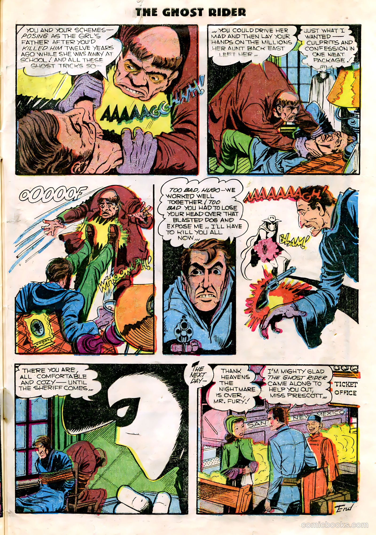 Ghost Rider #8 (1952) — page 33 of 36