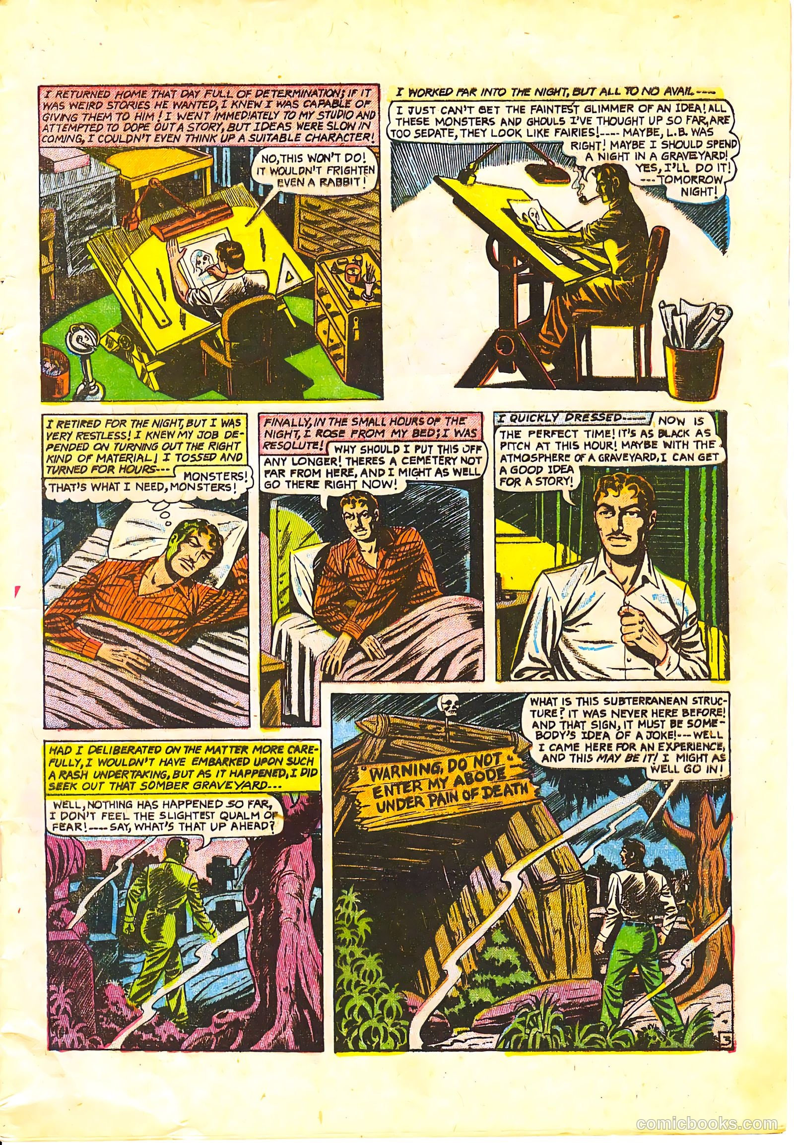 Ghostly Weird Stories #120 (1953) — page 5 of 36