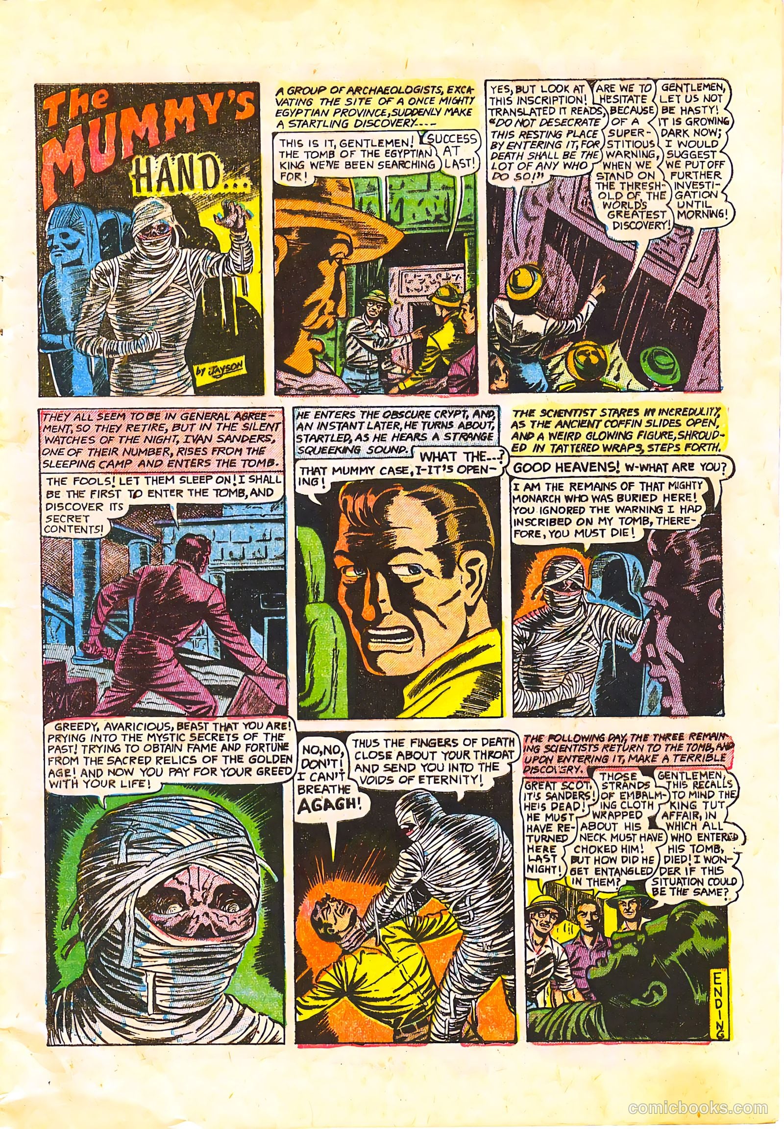 Ghostly Weird Stories #120 (1953) — page 9 of 36
