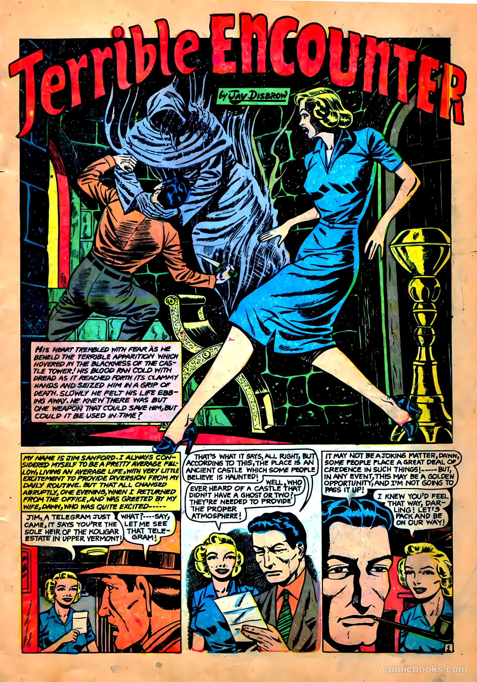 Ghostly Weird Stories #121 (1953) — page 3 of 36
