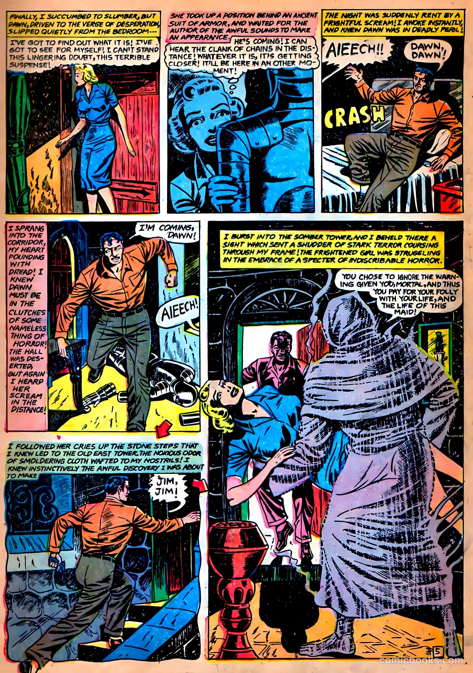 Ghostly Weird Stories #121 (1953) — page 7 of 36