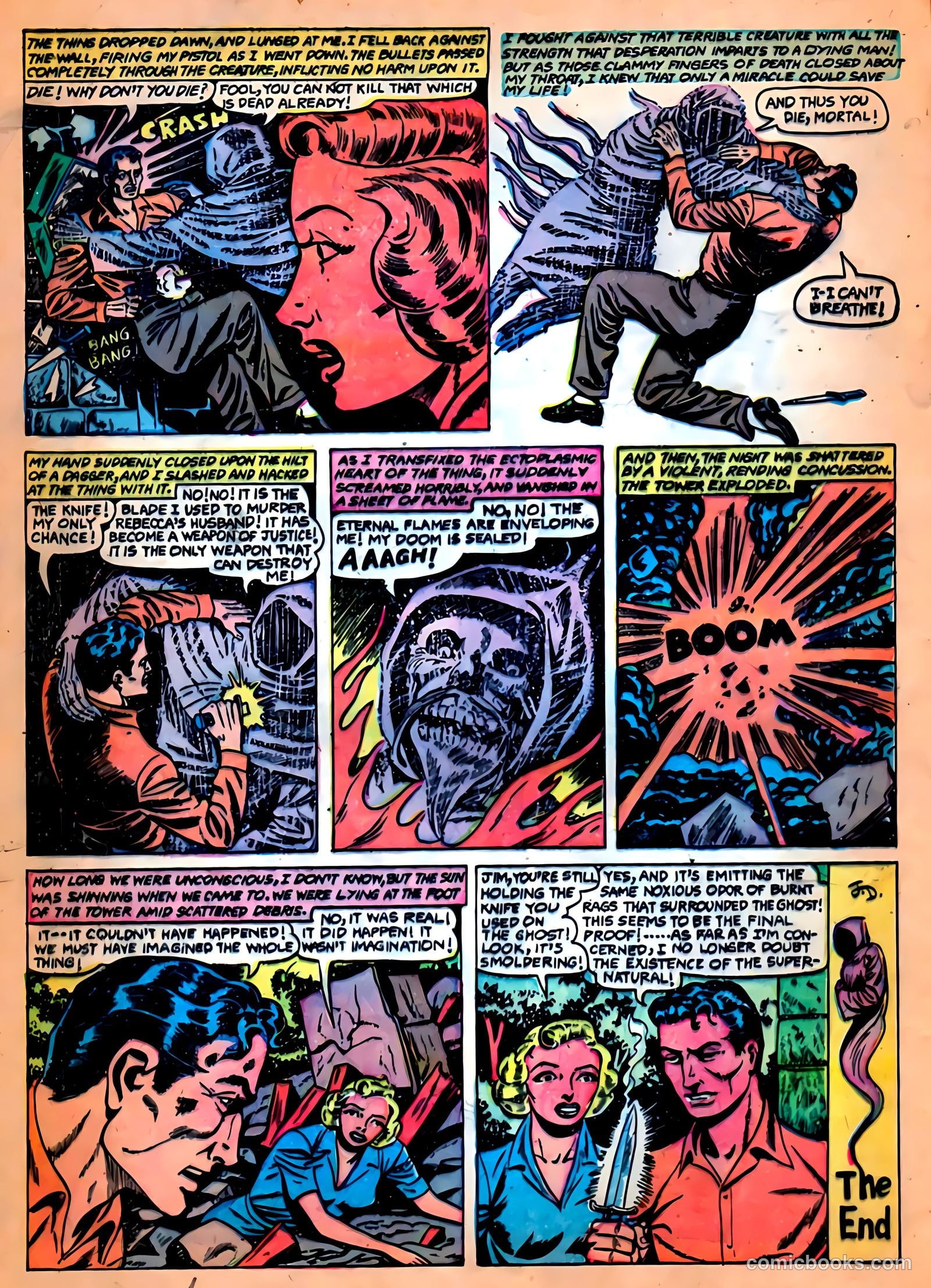 Ghostly Weird Stories #121 (1953) — page 8 of 36