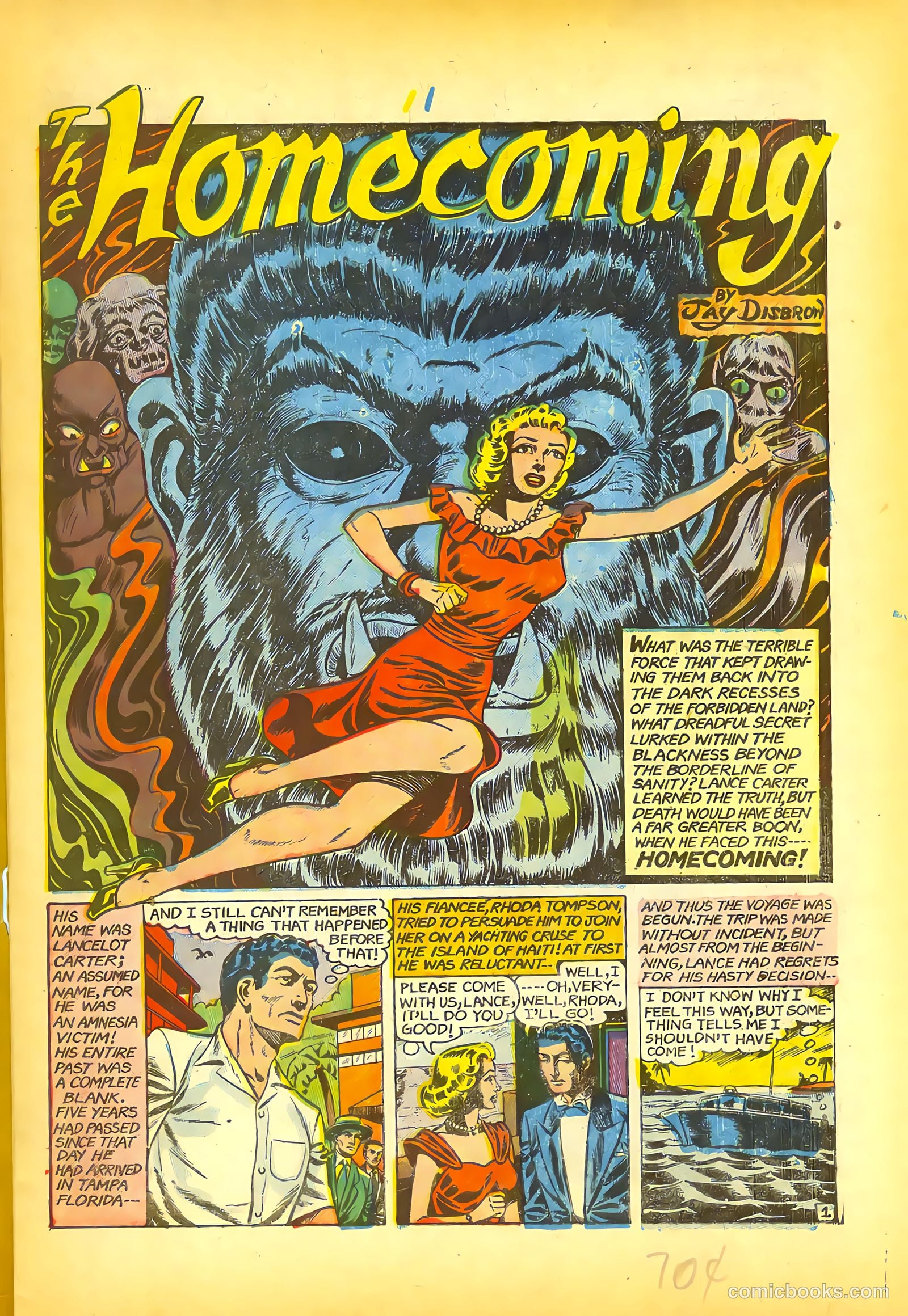Ghostly Weird Stories #124 (1954) — page 3 of 36