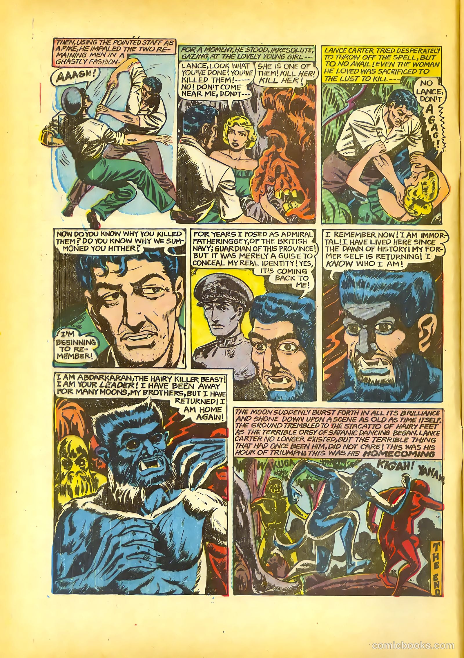 Ghostly Weird Stories #124 (1954) — page 8 of 36