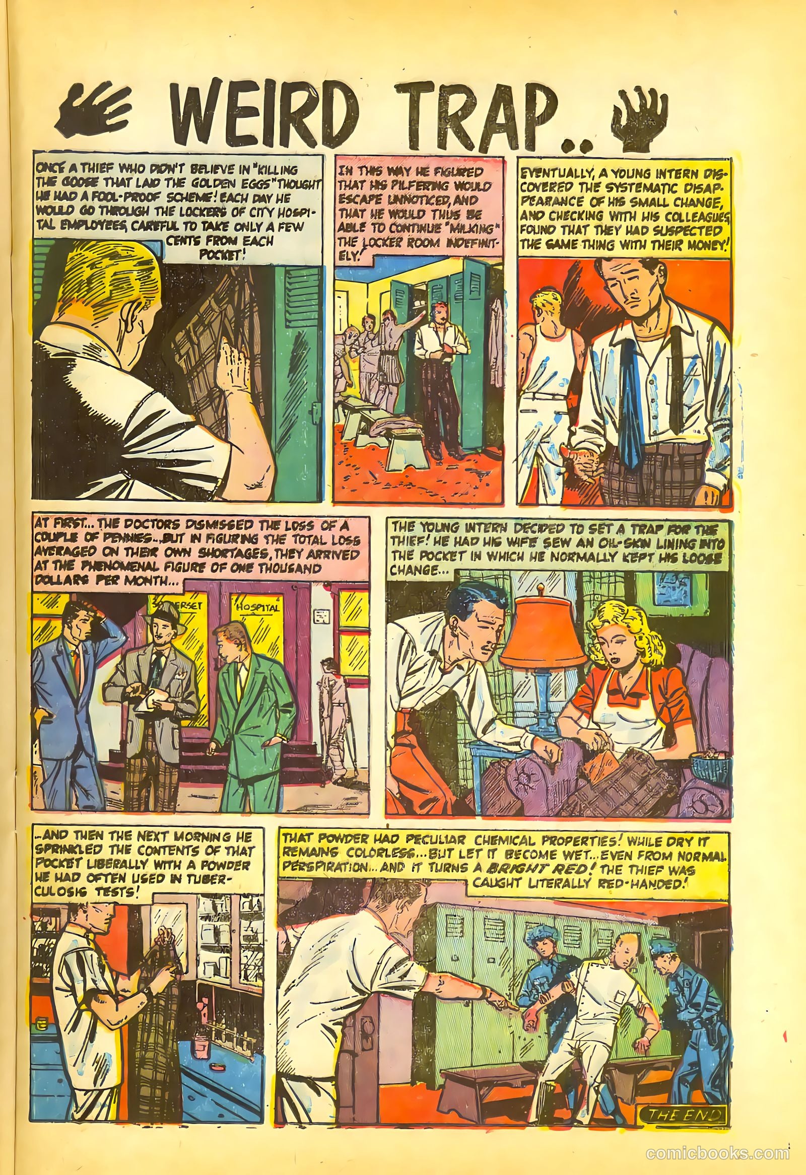 Ghostly Weird Stories #124 (1954) — page 25 of 36