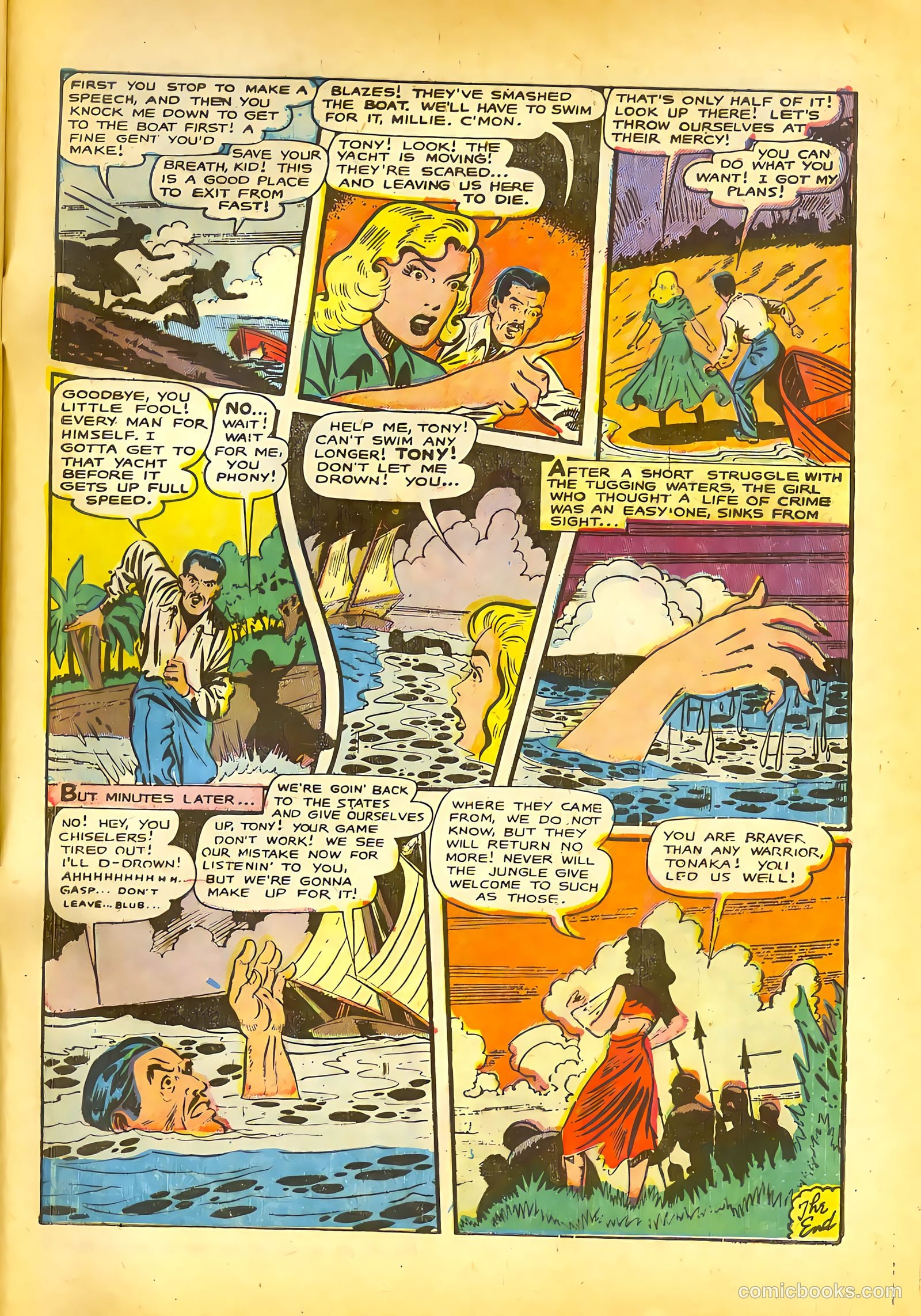 Ghostly Weird Stories #124 (1954) — page 33 of 36
