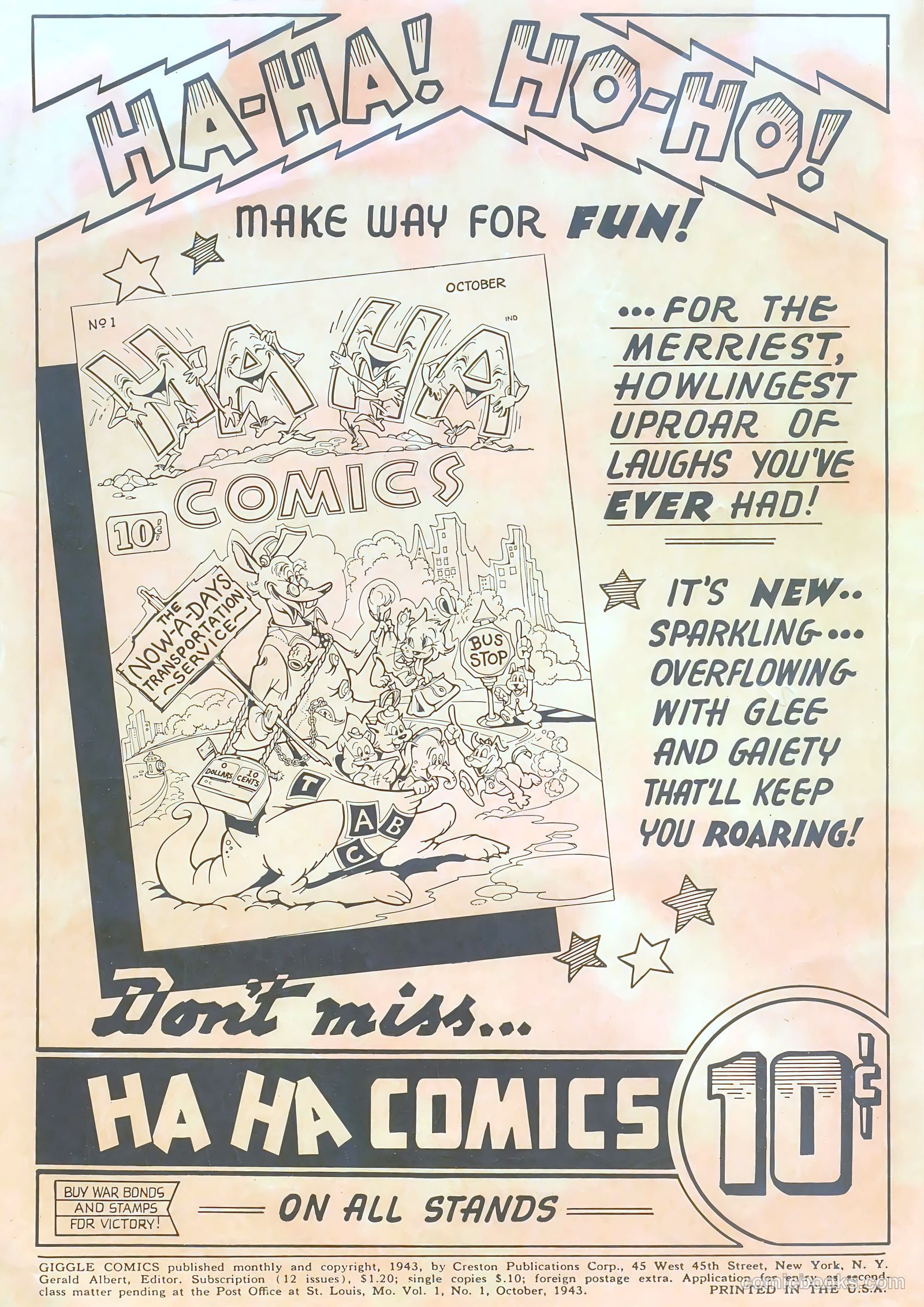 Giggle Comics #1 (1943) — page 2 of 60