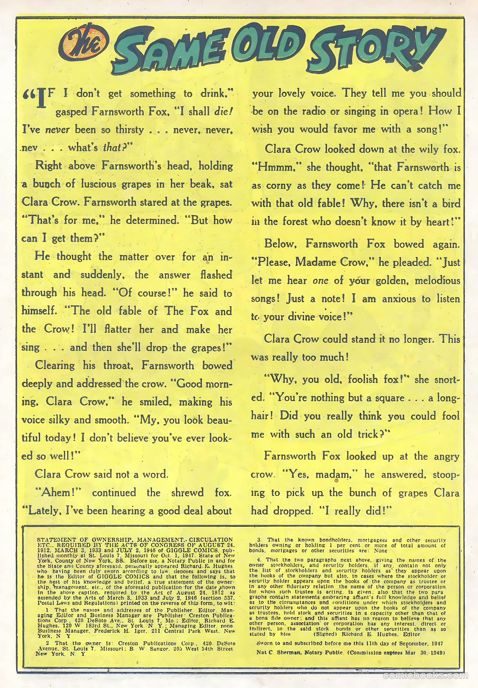 Giggle Comics #50 (1948) — page 38 of 52