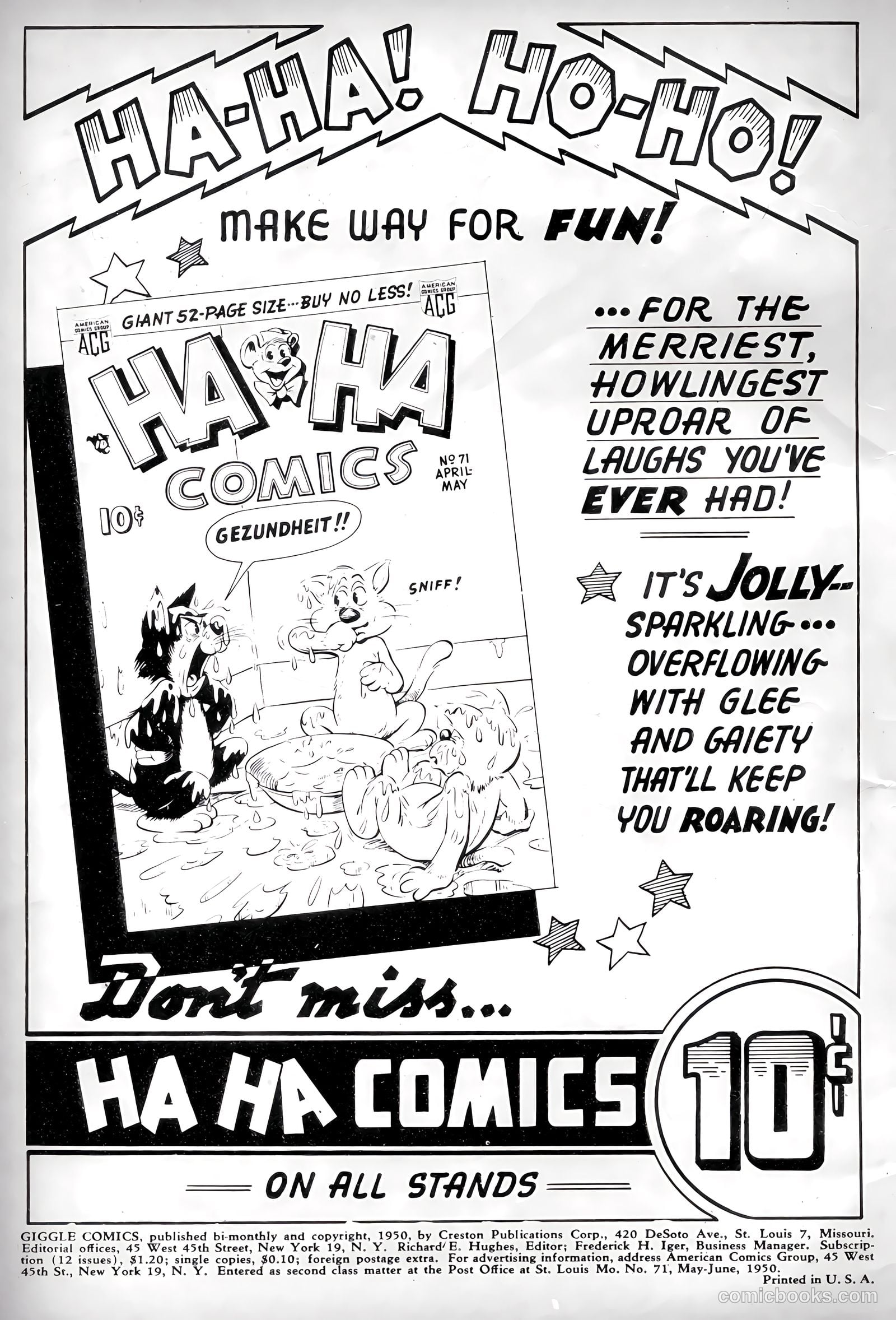 Giggle Comics #71 (1950) — page 2 of 52