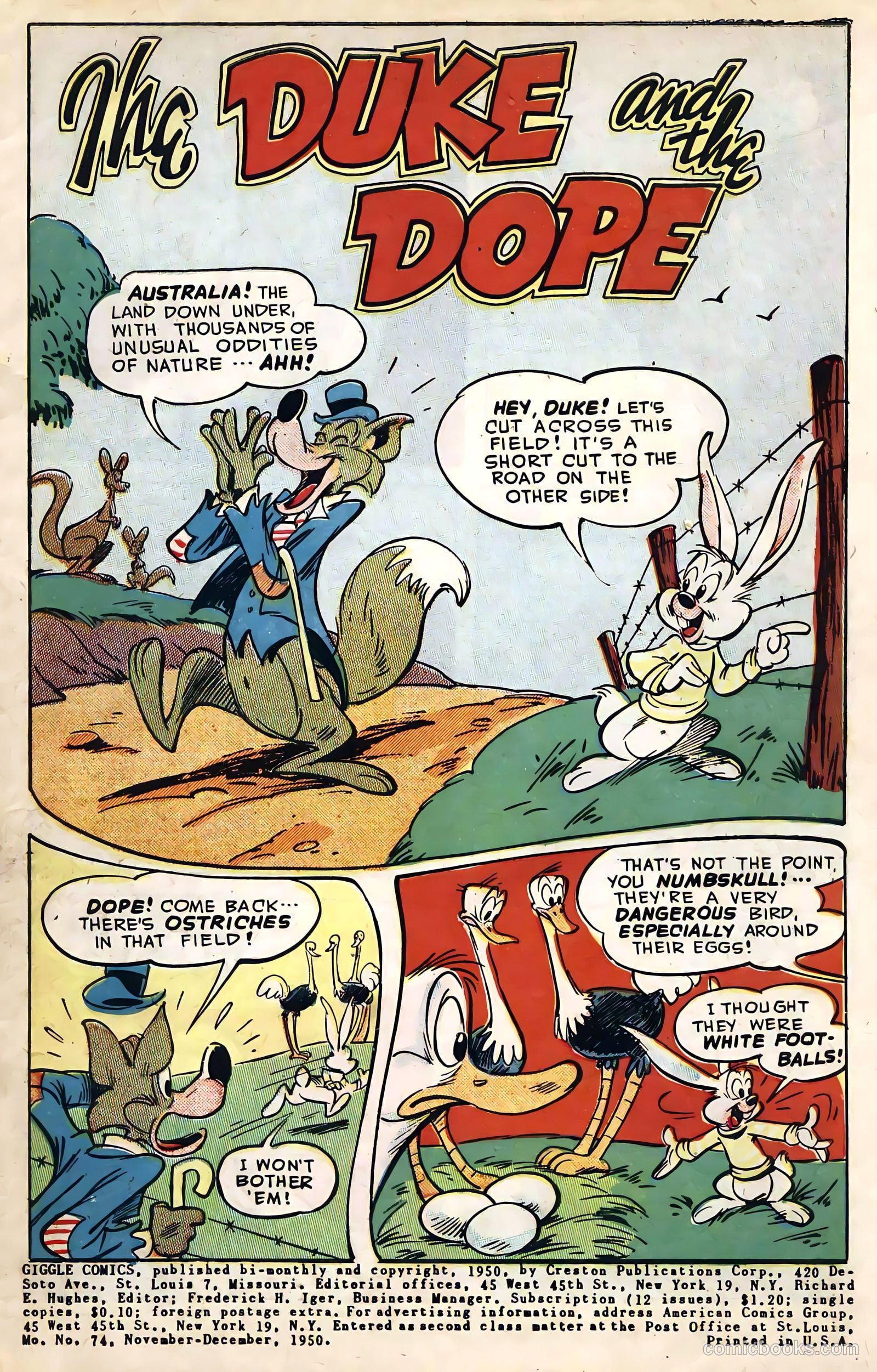 Giggle Comics #74 (1950) — page 3 of 52
