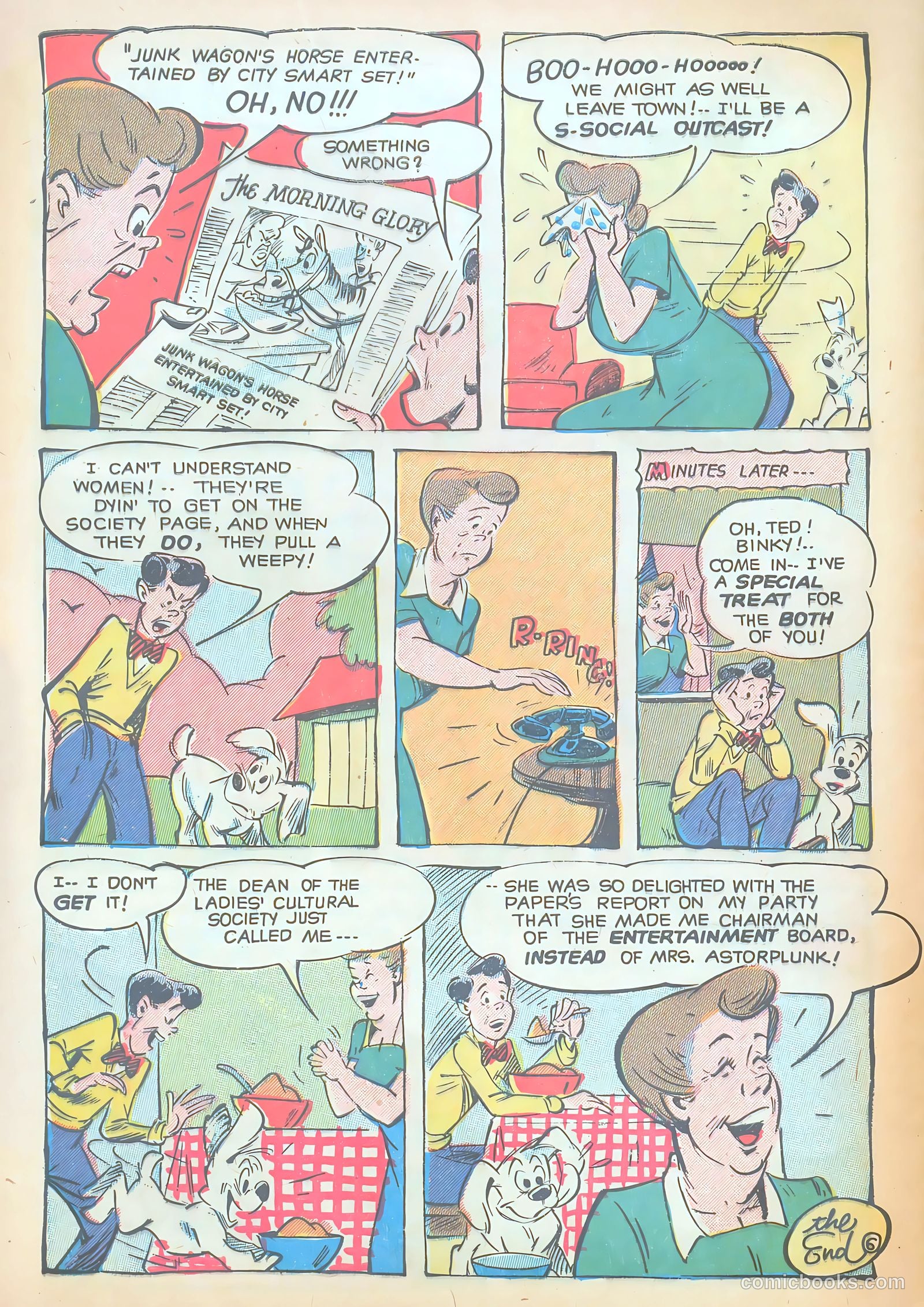 Giggle Comics #90 (1953) — page 32 of 36