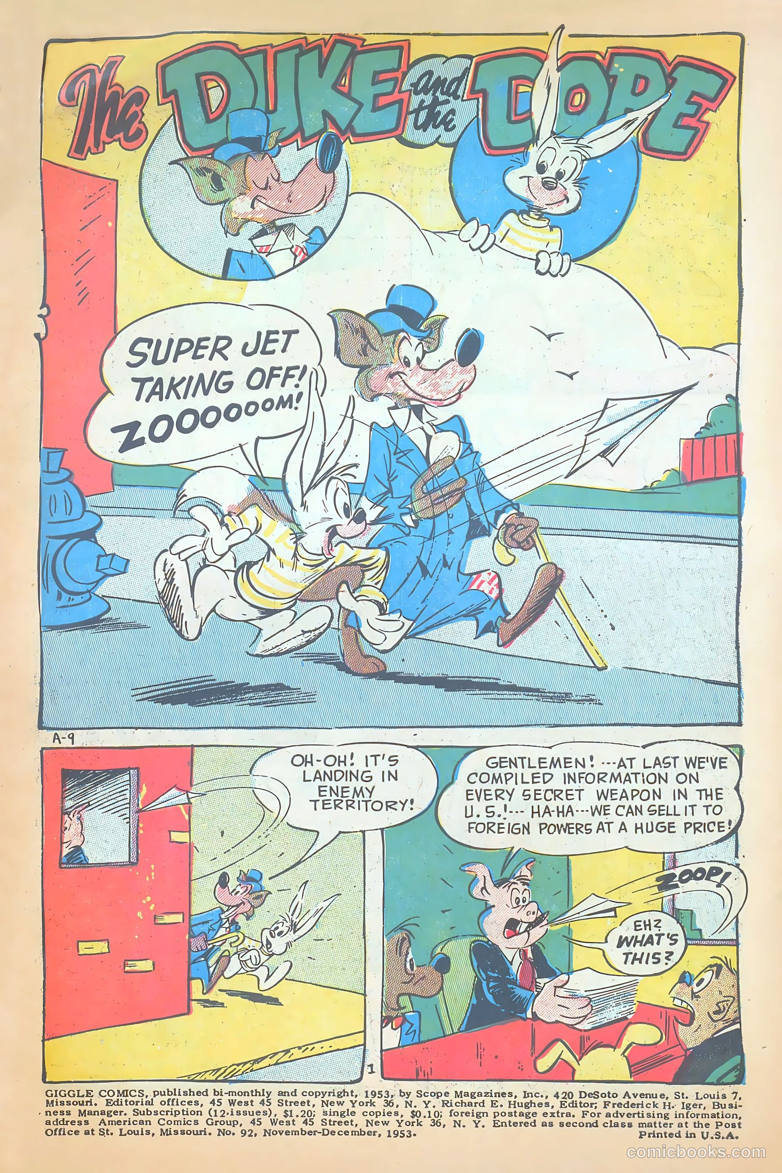 Giggle Comics #92 (1953) — page 3 of 36
