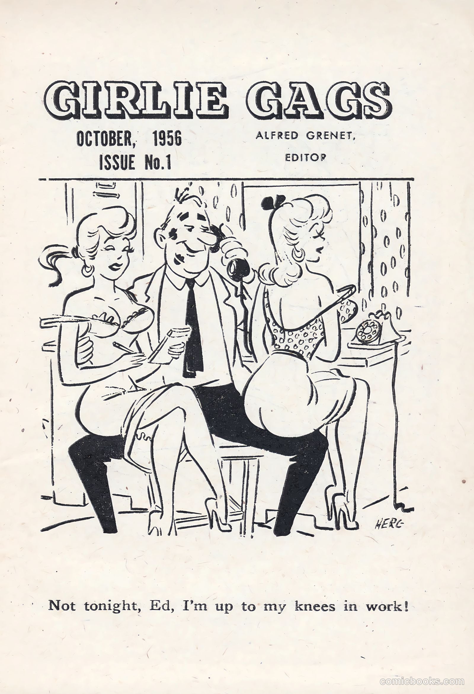 Girlie Gags #1 (1956) — page 3 of 100
