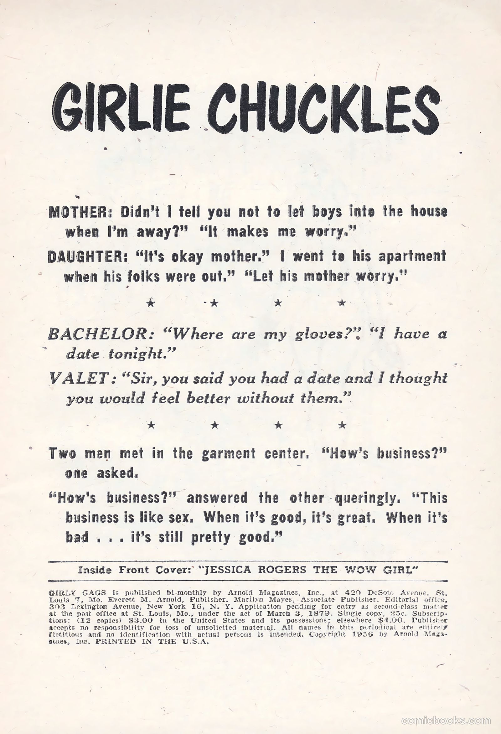 Girlie Gags #1 (1956) — page 5 of 100