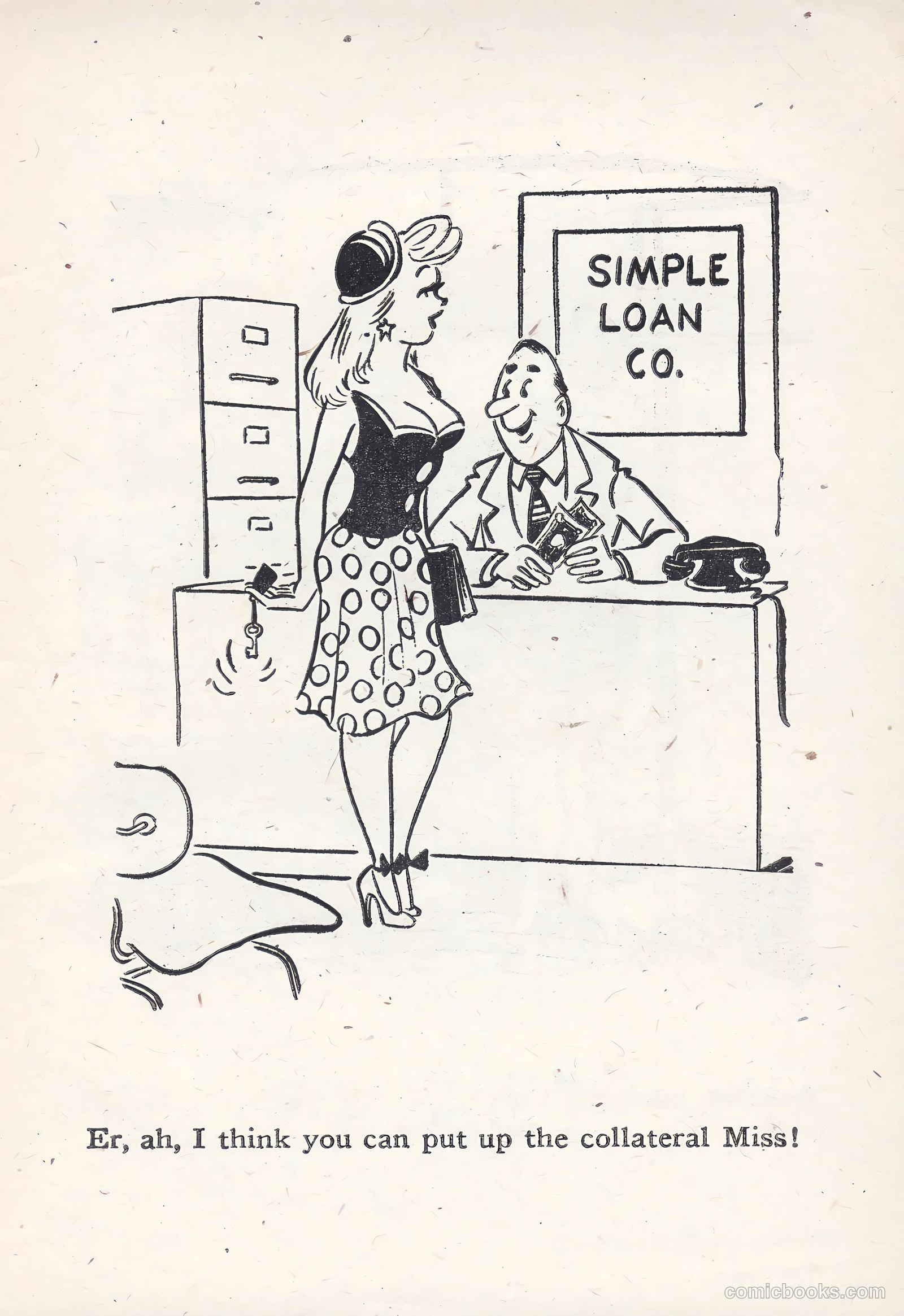 Girlie Gags #1 (1956) — page 7 of 100