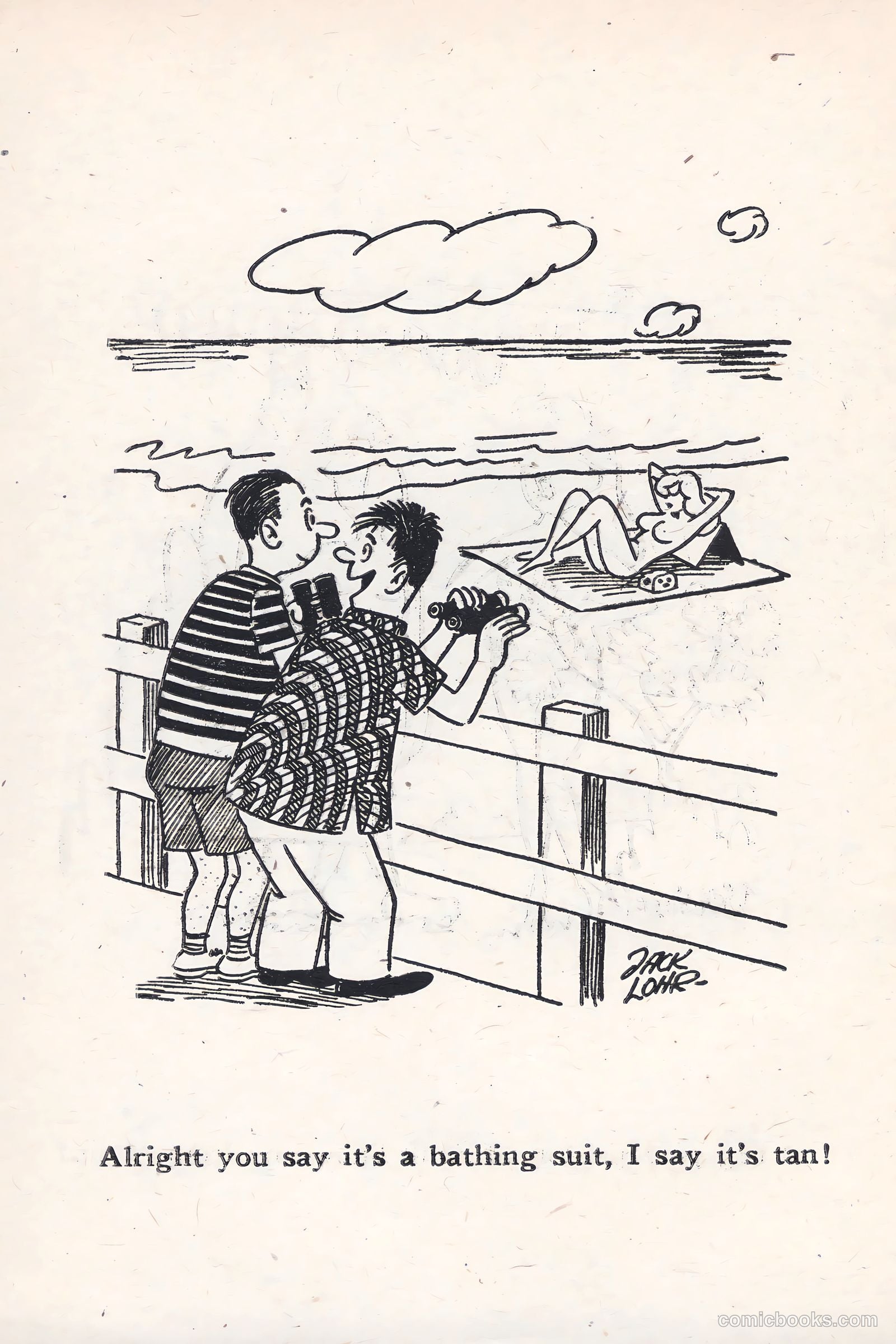 Girlie Gags #1 (1956) — page 30 of 100