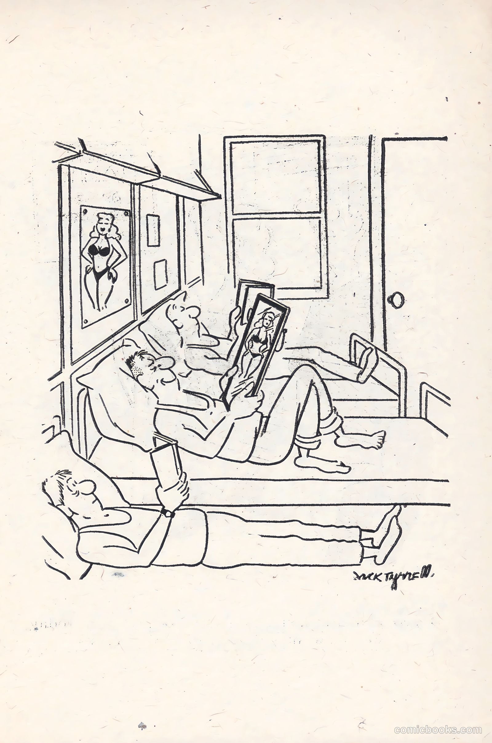 Girlie Gags #1 (1956) — page 59 of 100