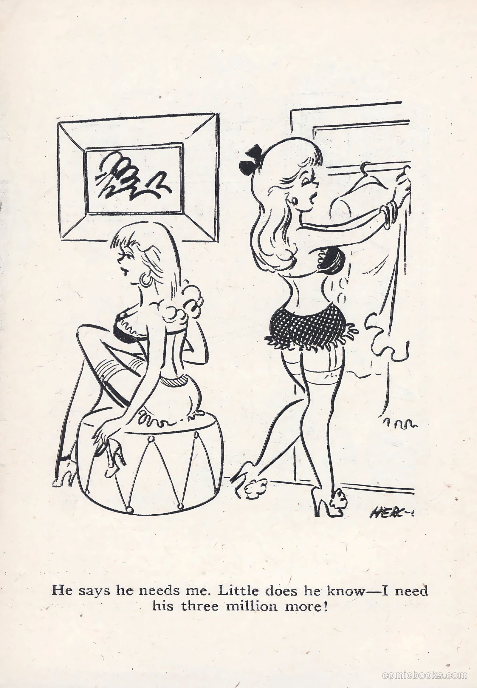 Girlie Gags #1 (1956) — page 98 of 100