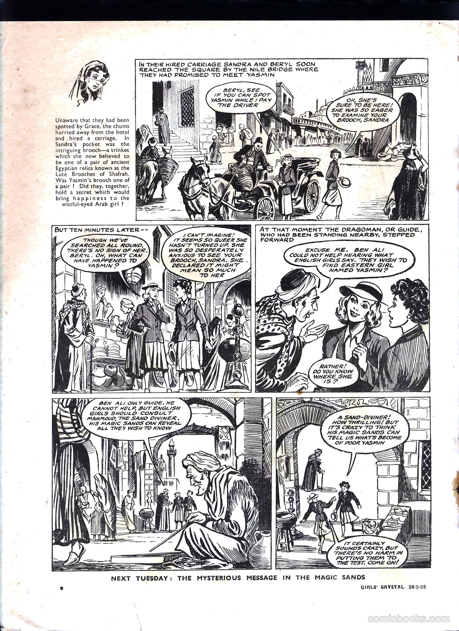 Girls' Crystal #1023 (1955) — page 2 of 20